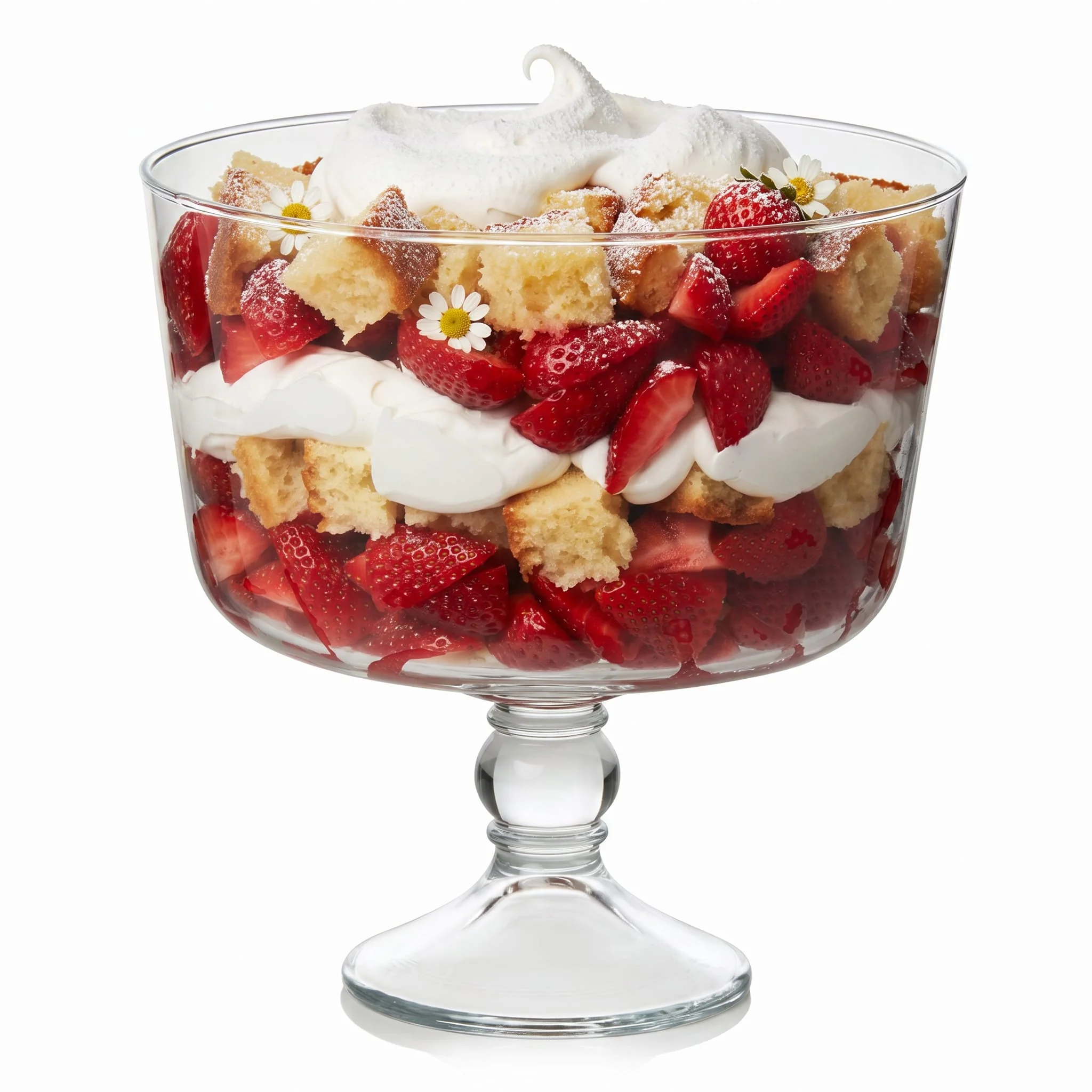 Libbey Selene Footed Glass Trifle Bowl, 9 inch