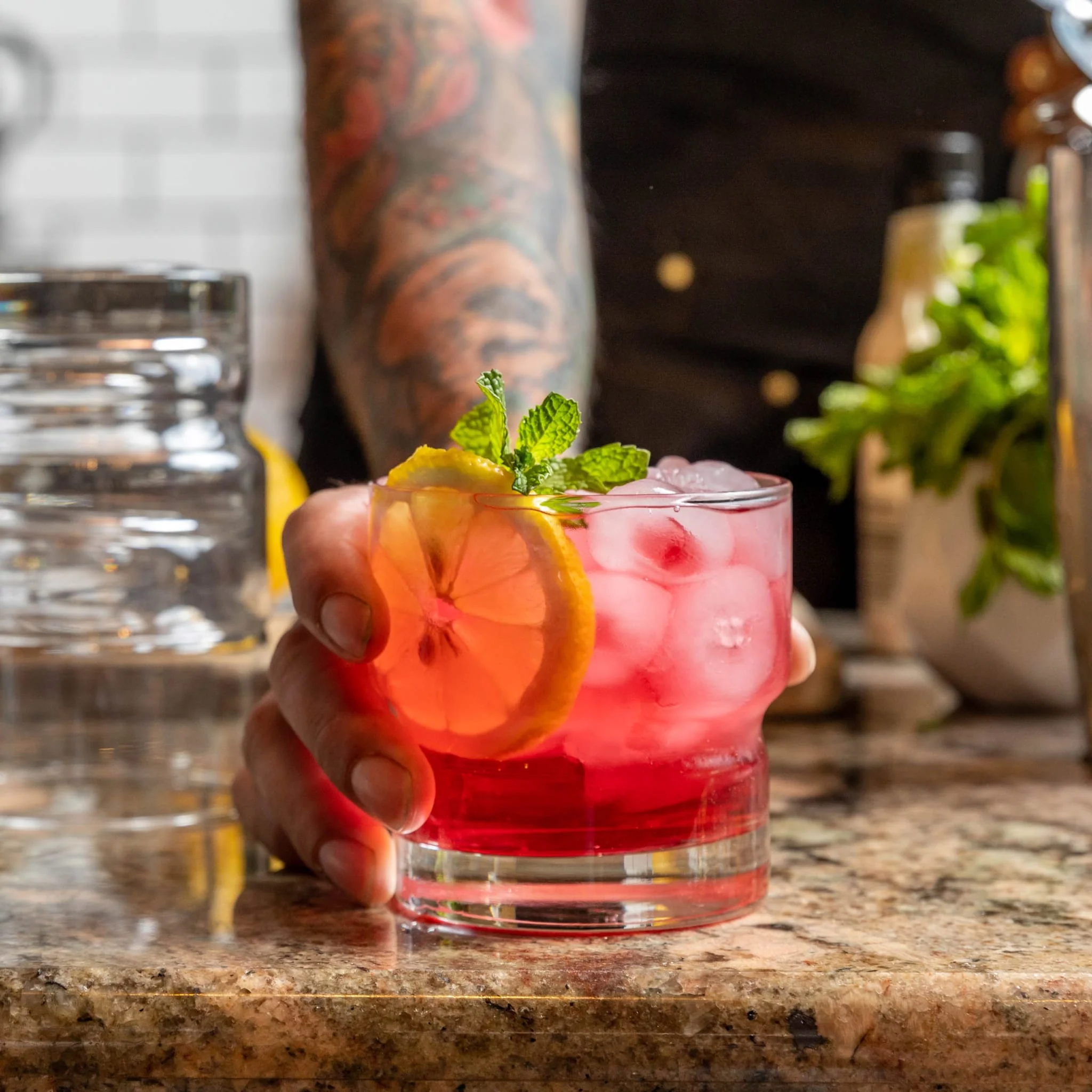 Libbey Newton Stackable Double Old Fashioned Glass，12 盎司，6 件套