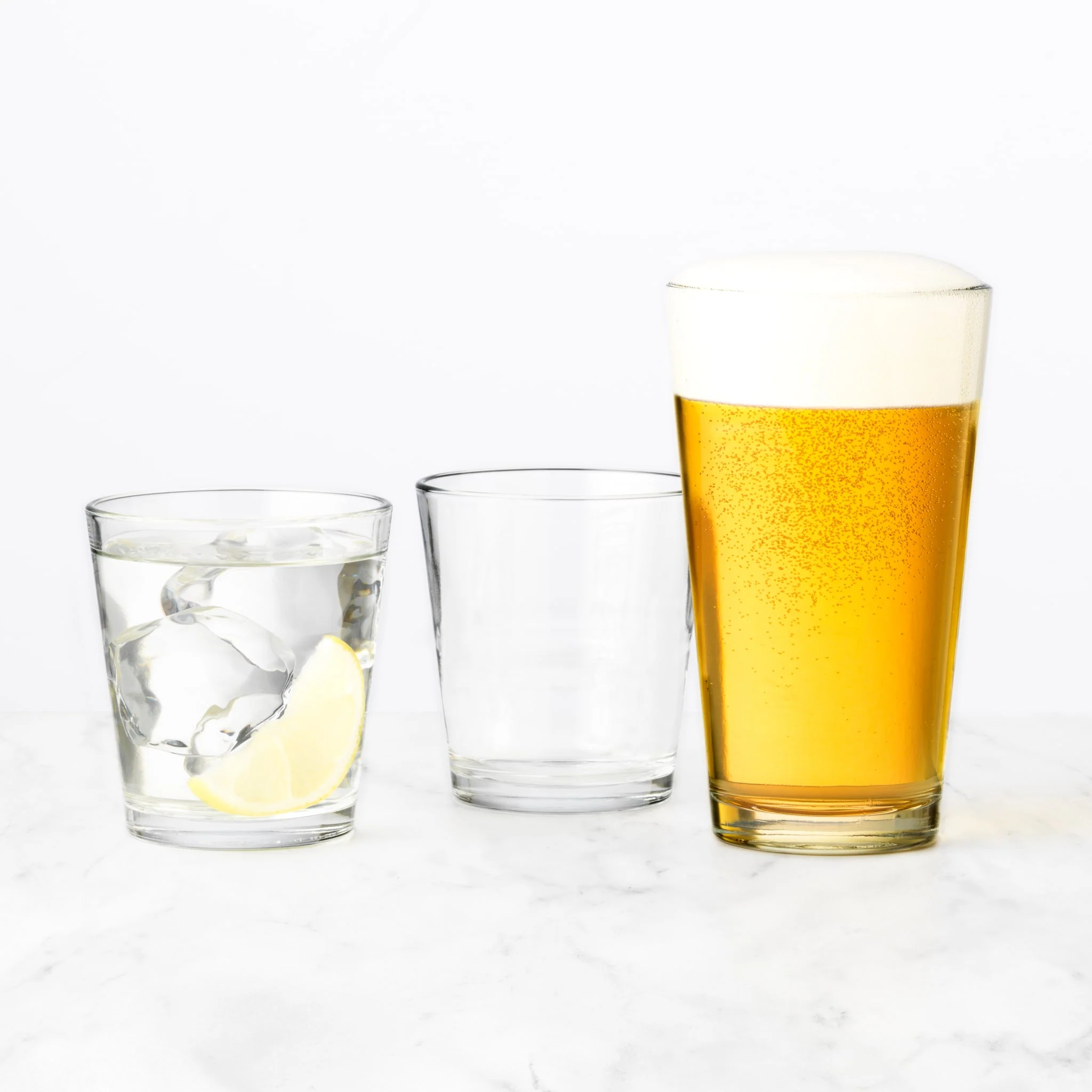 Libbey Restaurant Basics DuraTuff Mixing Glasses, 16 ounce, Set of 12
