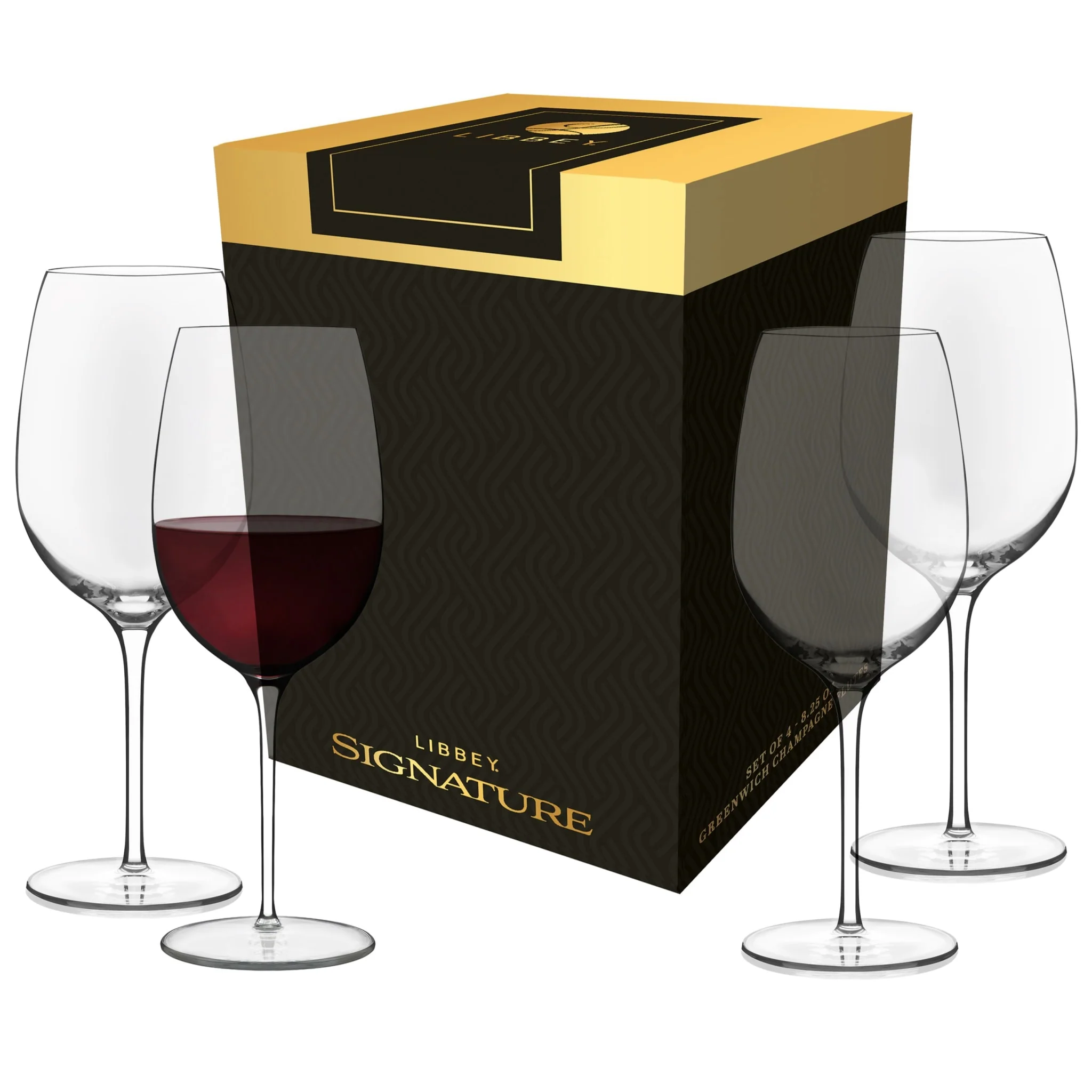 Libbey Signature Kentfield Wine Glasses, 20 Ounce, Set of 4