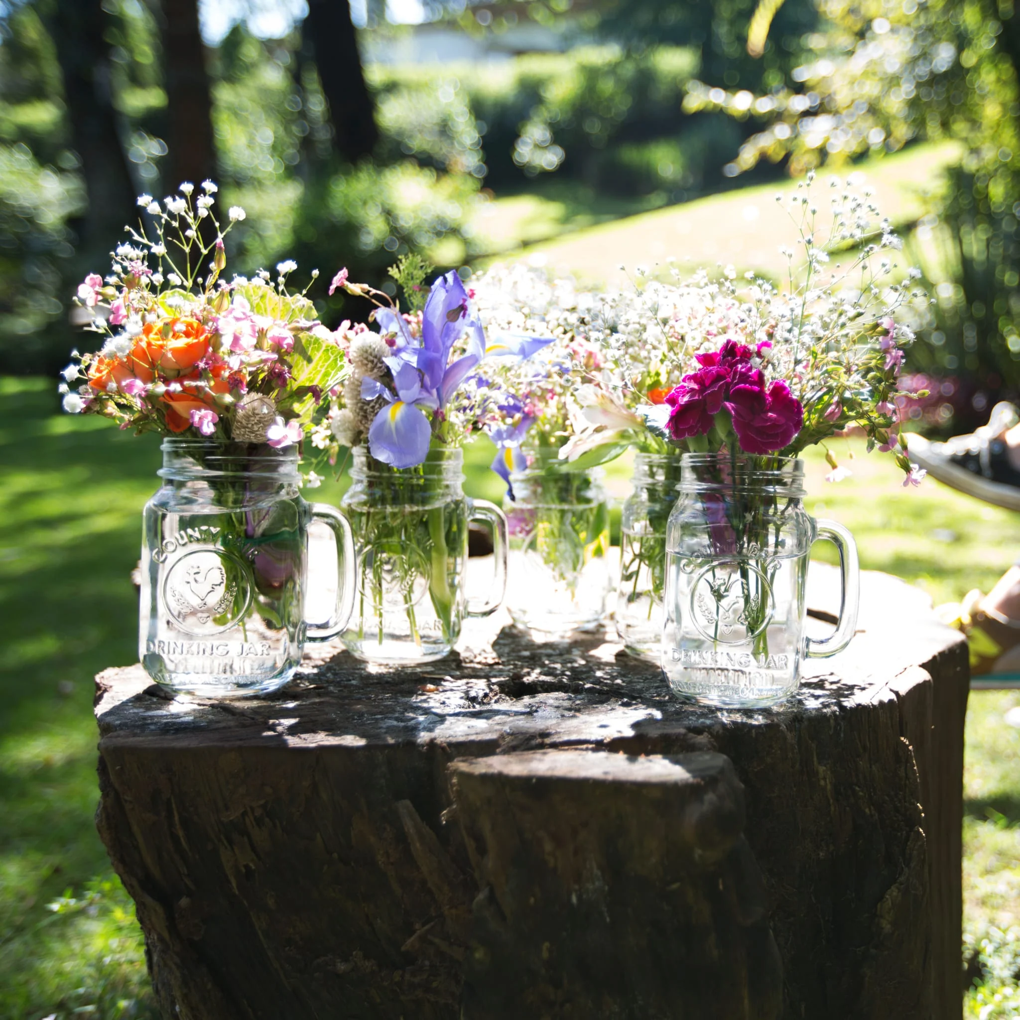 Libbey County Fair Glass Drinking Jars, 16.5 ounce, Set of 12