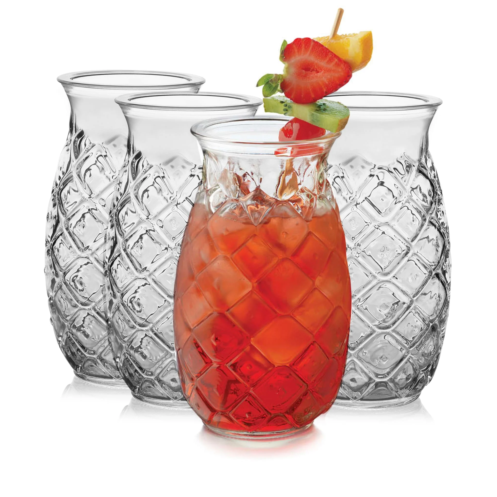 Libbey Tiki 菠萝杯，17 ounce，4 只装