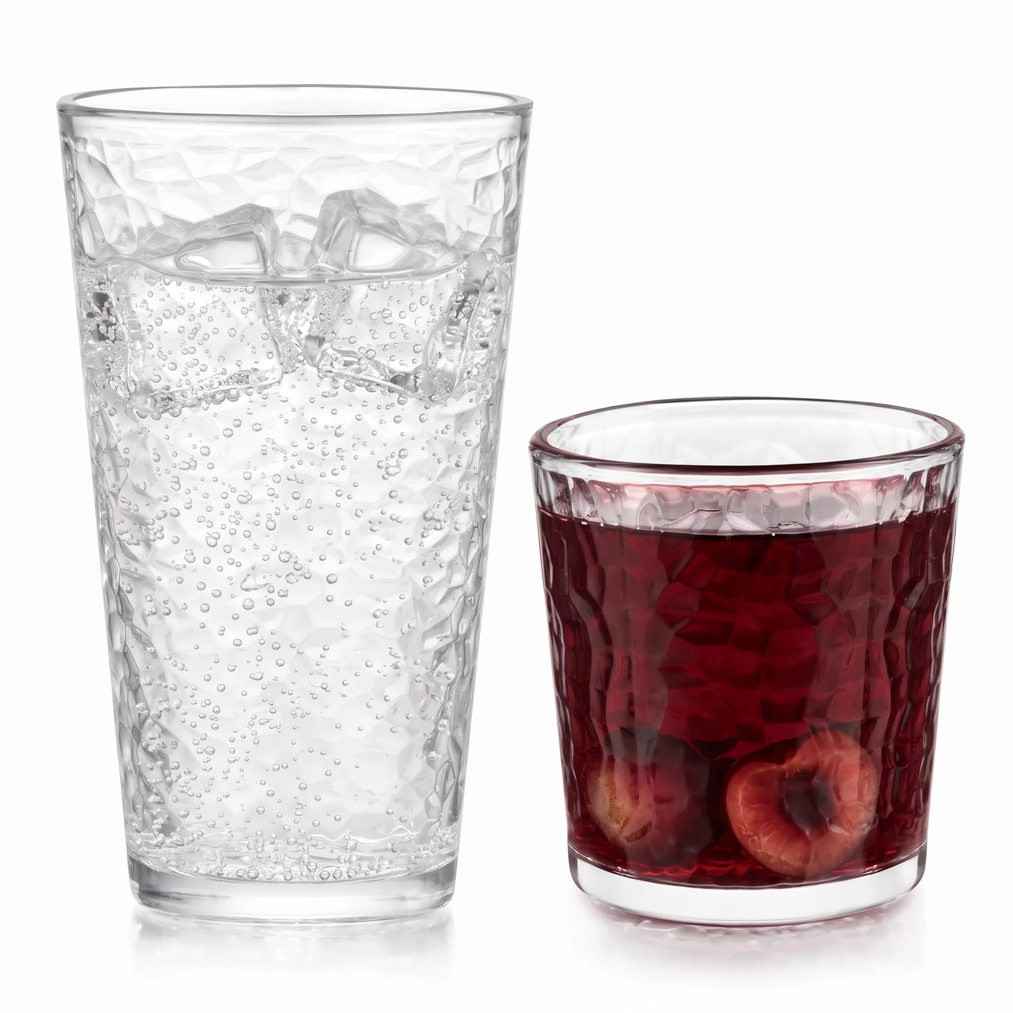 Libbey Frost 直身杯与洛克杯16件套