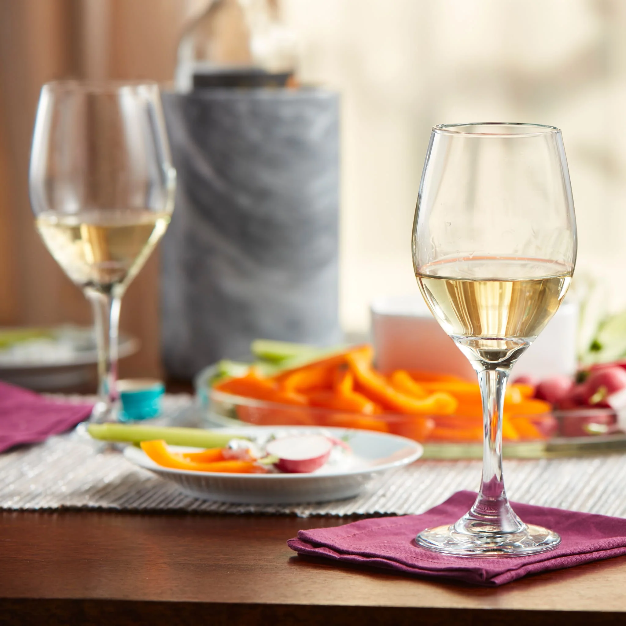 Libbey Classic White Wine Glasses, 11 ounce, Set of 4