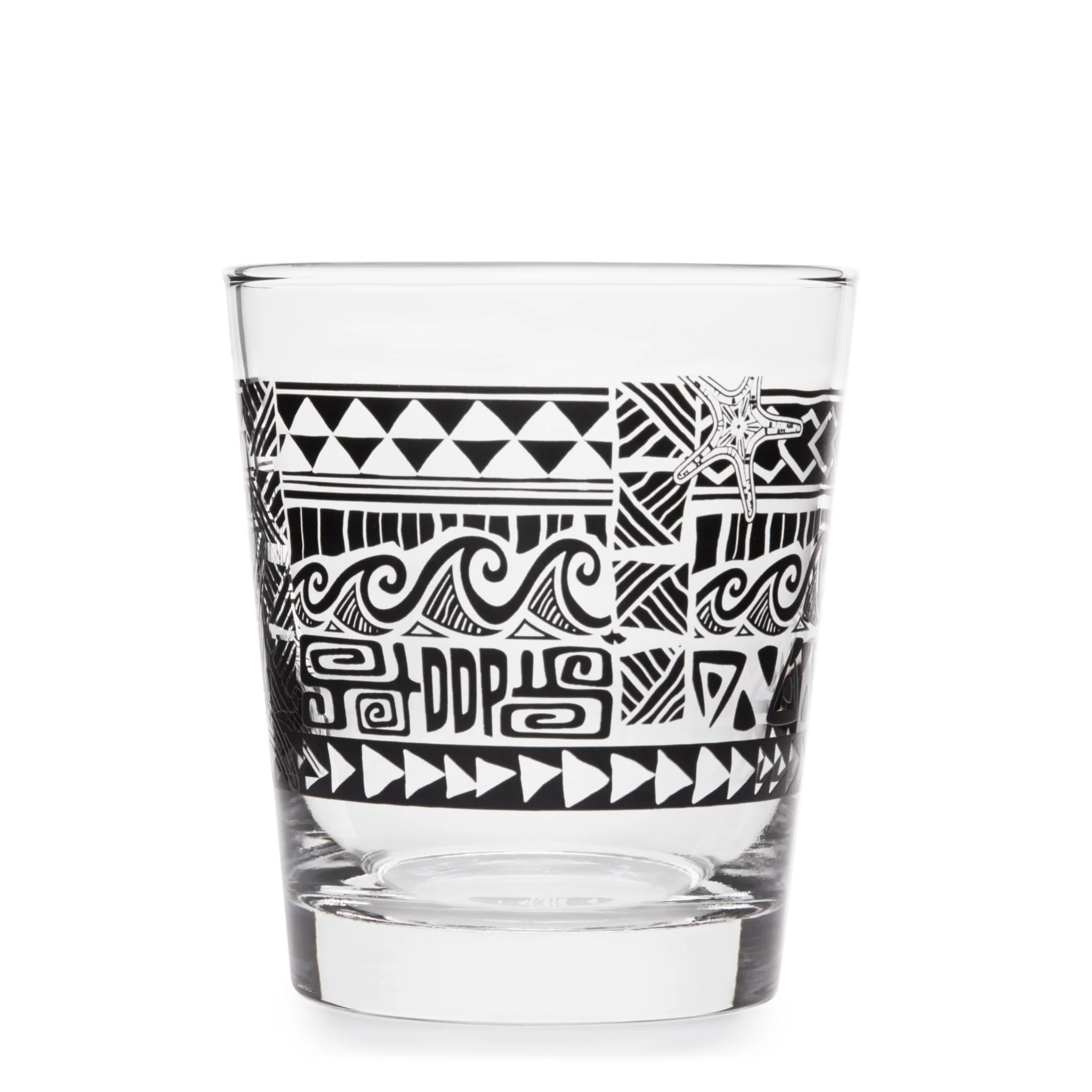 Libbey Tiki Kahiko 古典杯，黑色，13 ounce，4 只装
