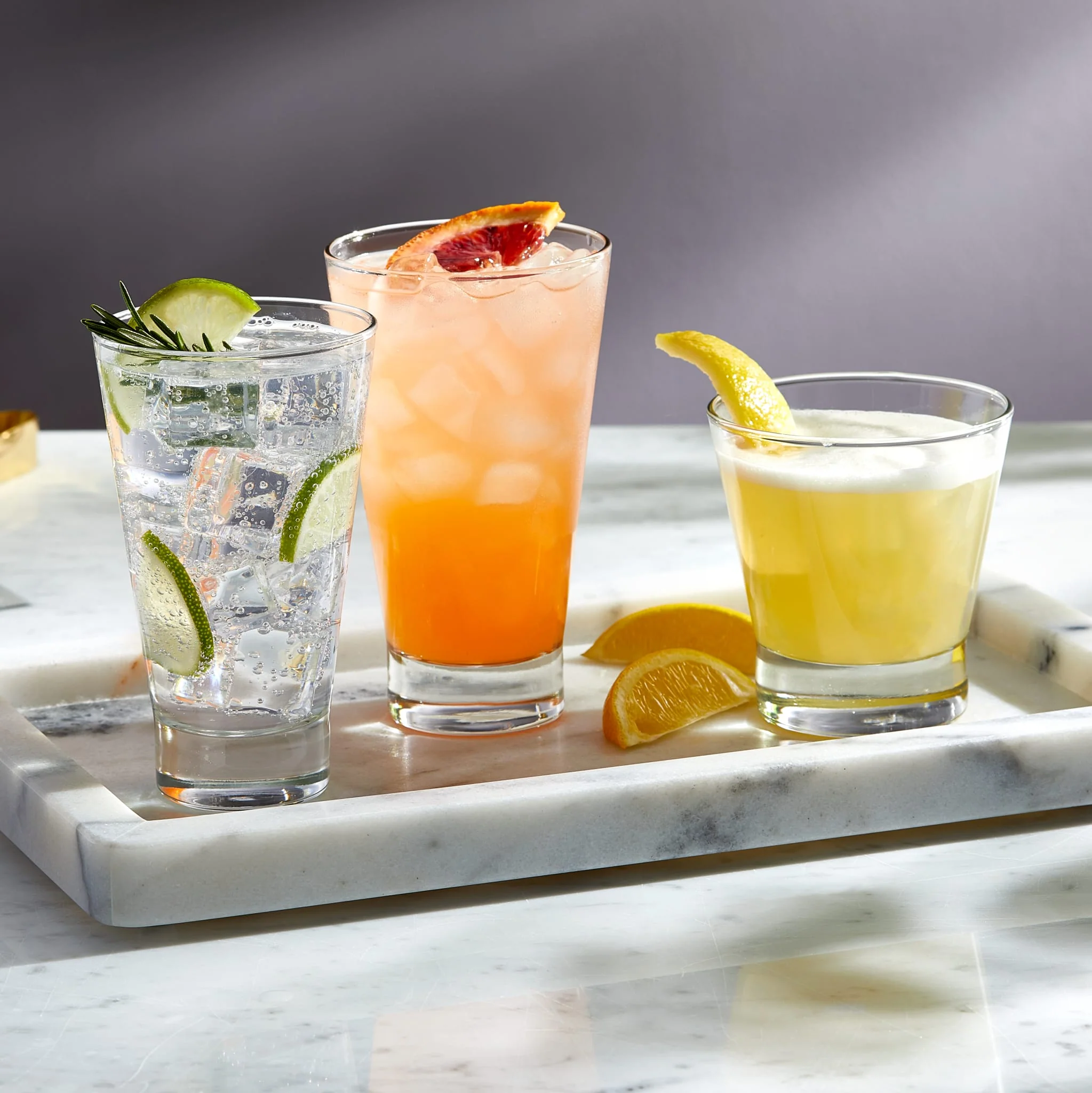 Libbey Modern Bar Essentials 平底杯玻璃杯，14 盎司，6 只装