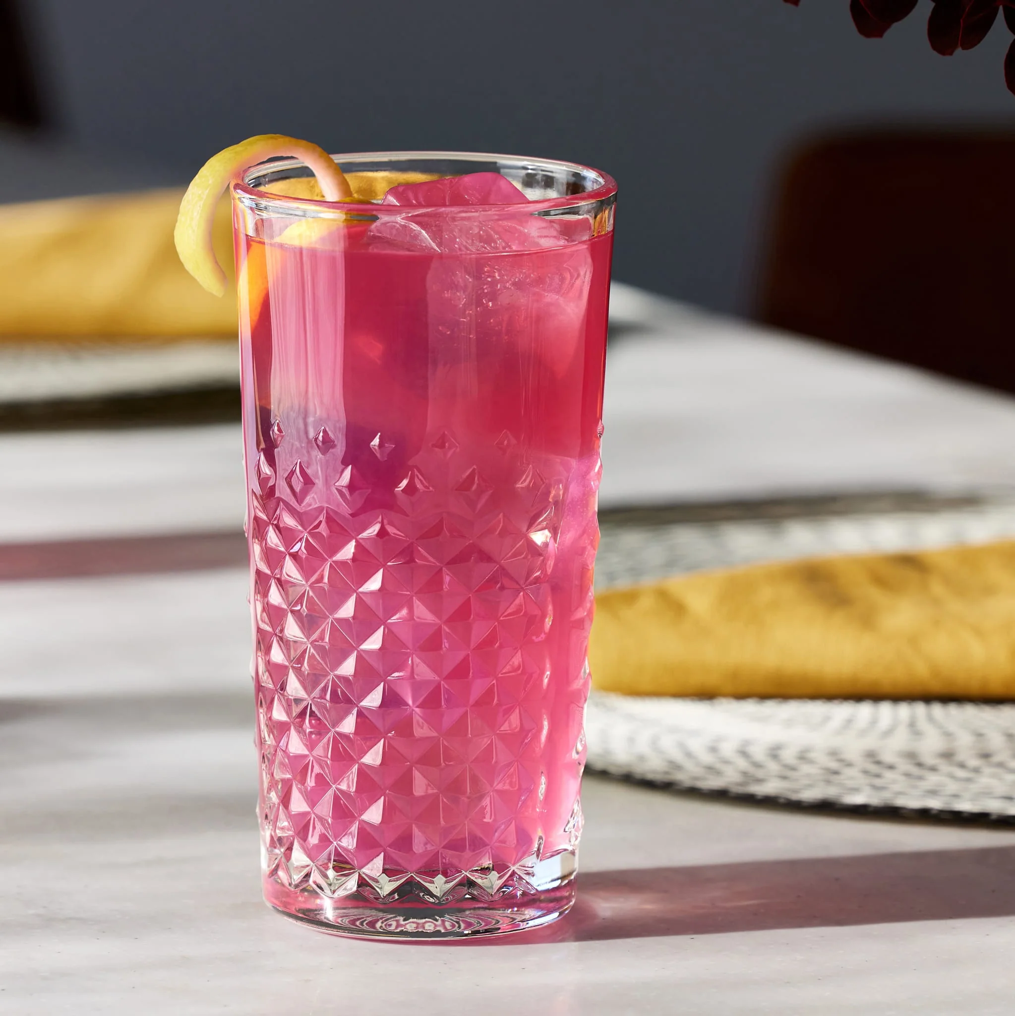 Libbey Carats 平底杯，14 ounce，4 只装