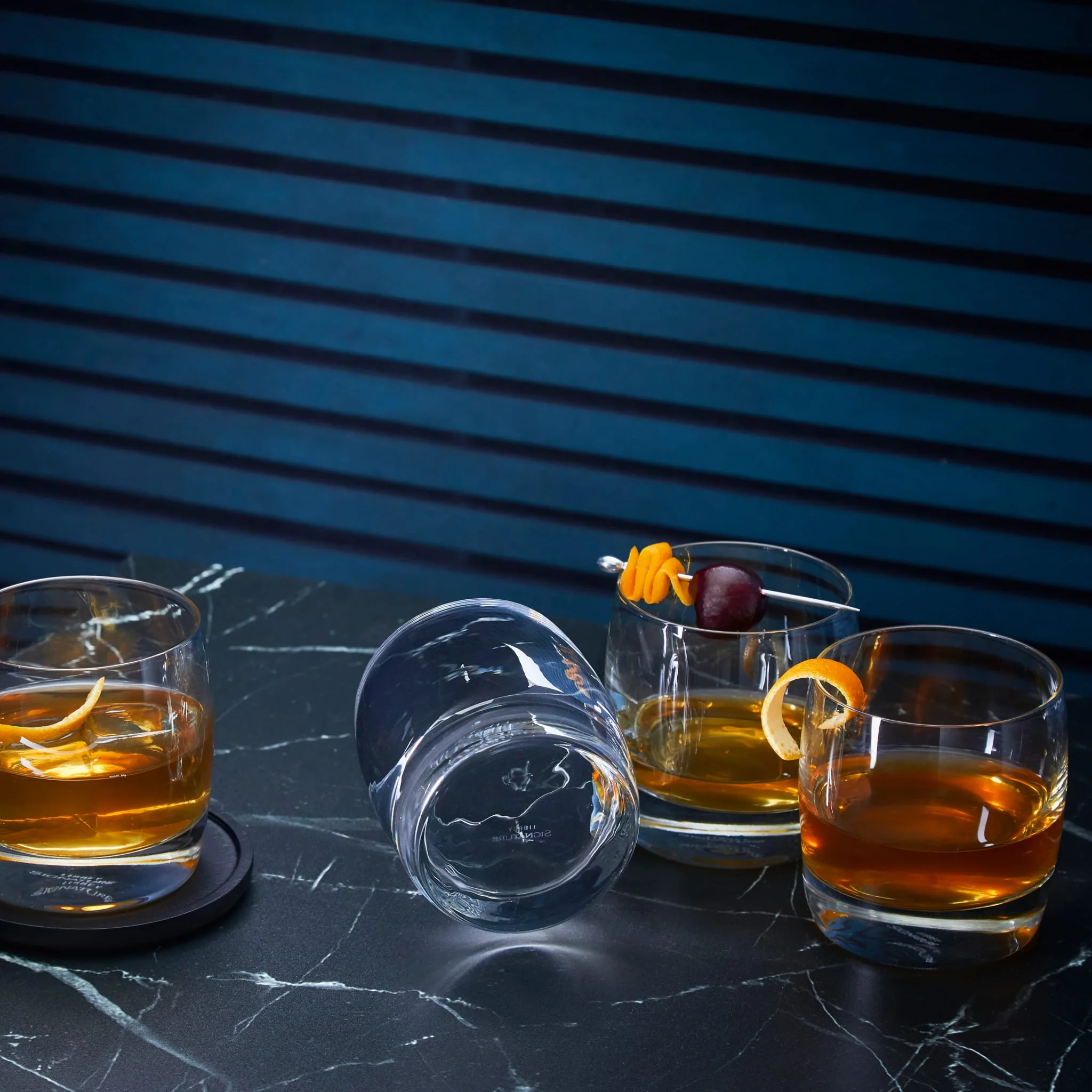 Libbey Signature Kentfield 岩石杯鸡尾酒杯，12 盎司，8 只装