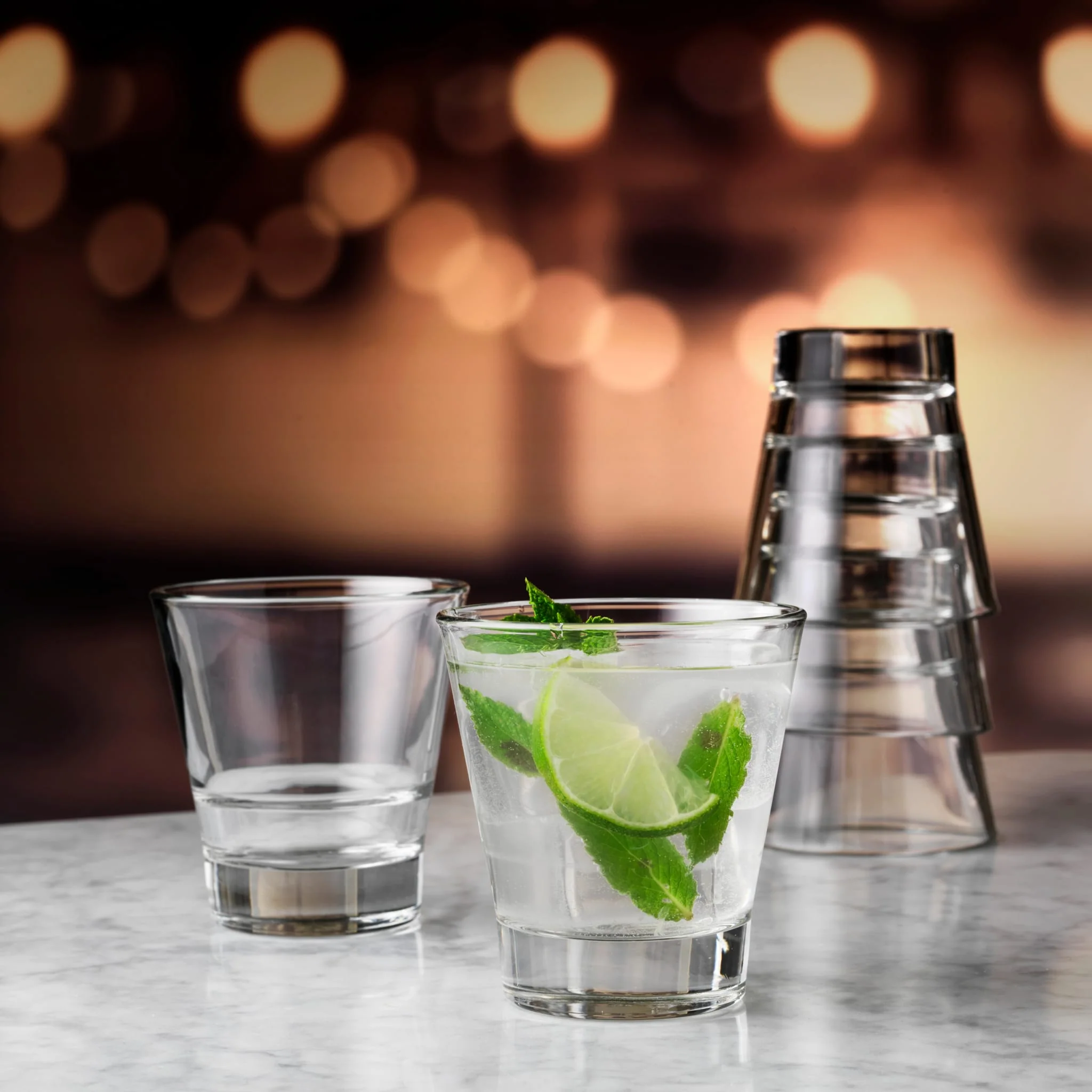 Libbey Endeavor 可堆叠DuraTuff洛克杯，9盎司，12只装