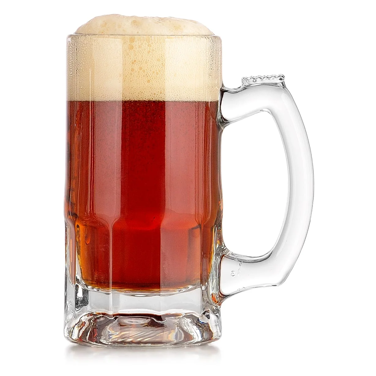 Libbey Craft Brews Glass Beer Mug，12.7 盎司，4 件套