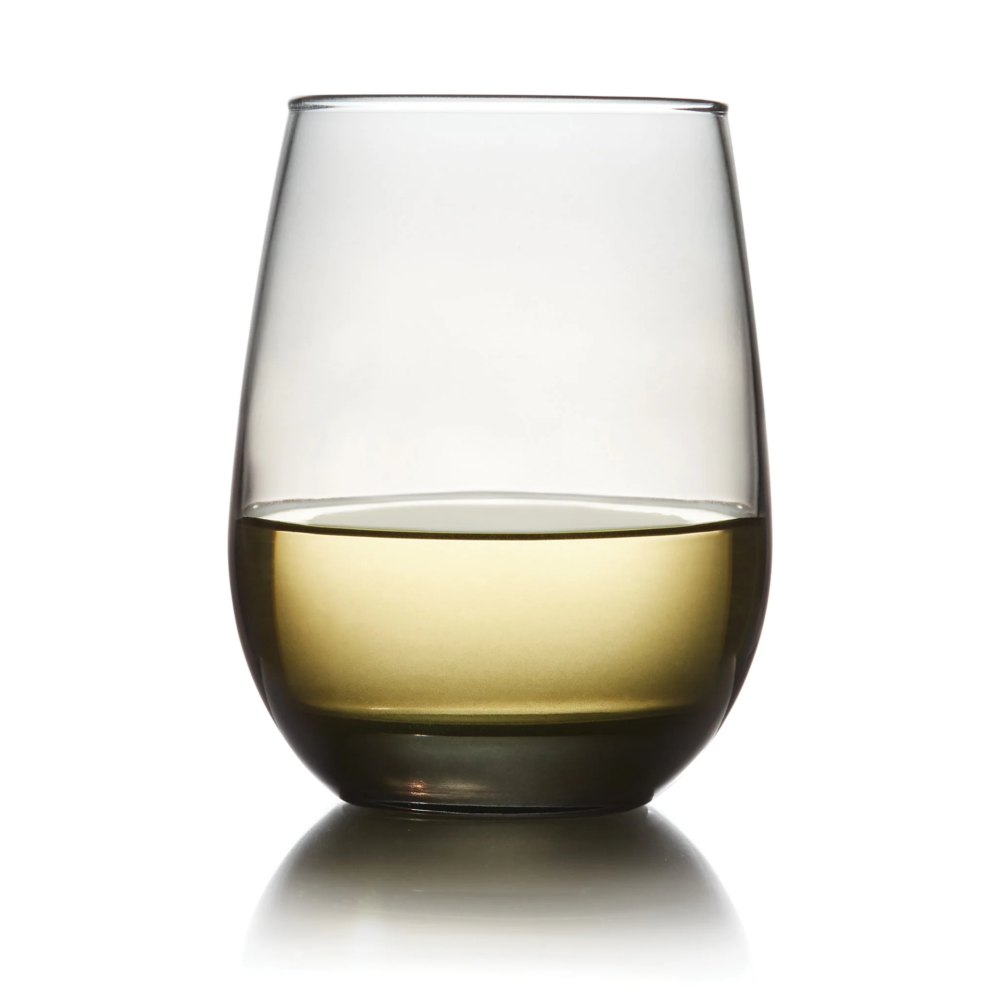 Libbey Classic Smoke 无柄多用葡萄酒杯，15.25 盎司，6 只装