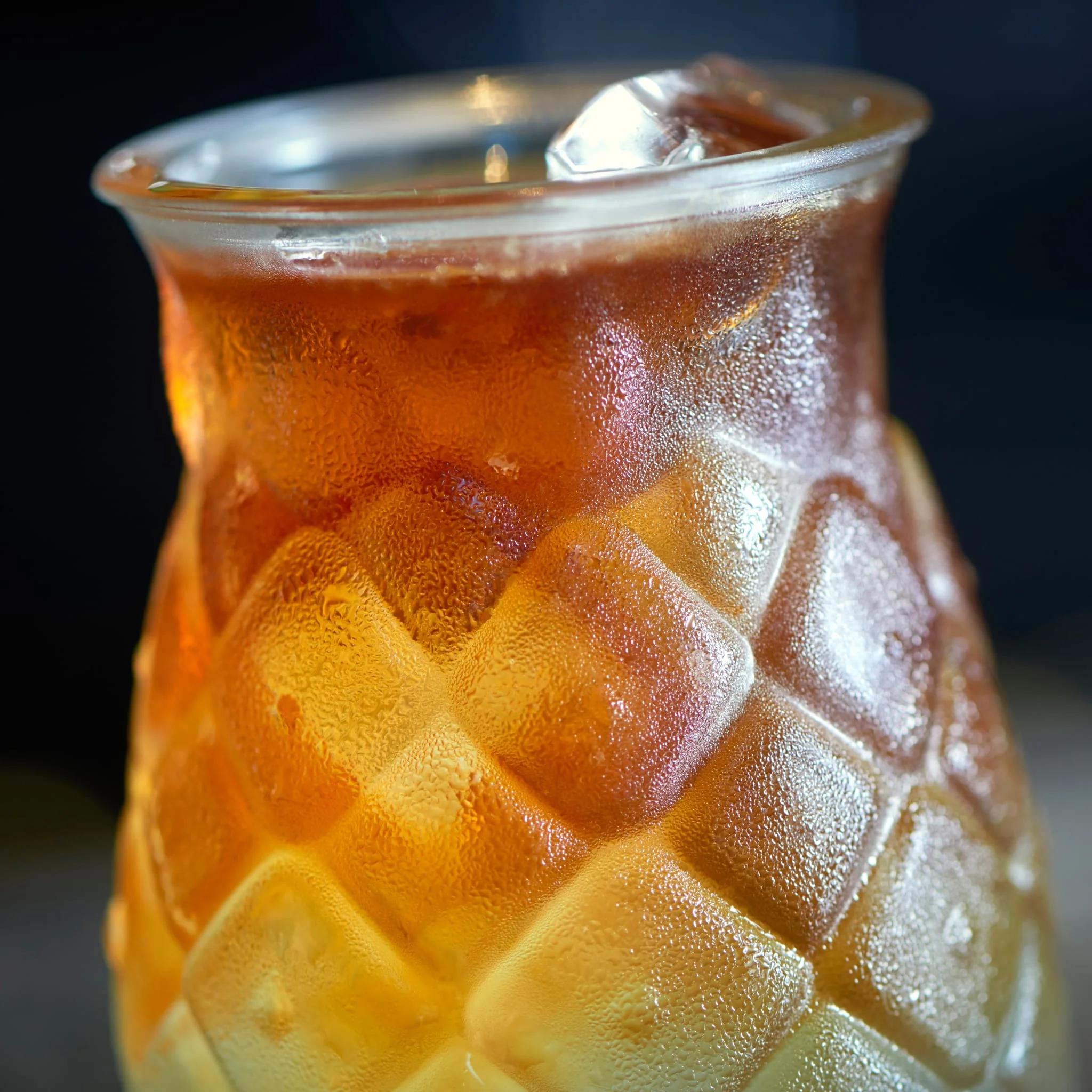 Libbey Tiki Pineapple Glasses, 17 ounce, Set of 4