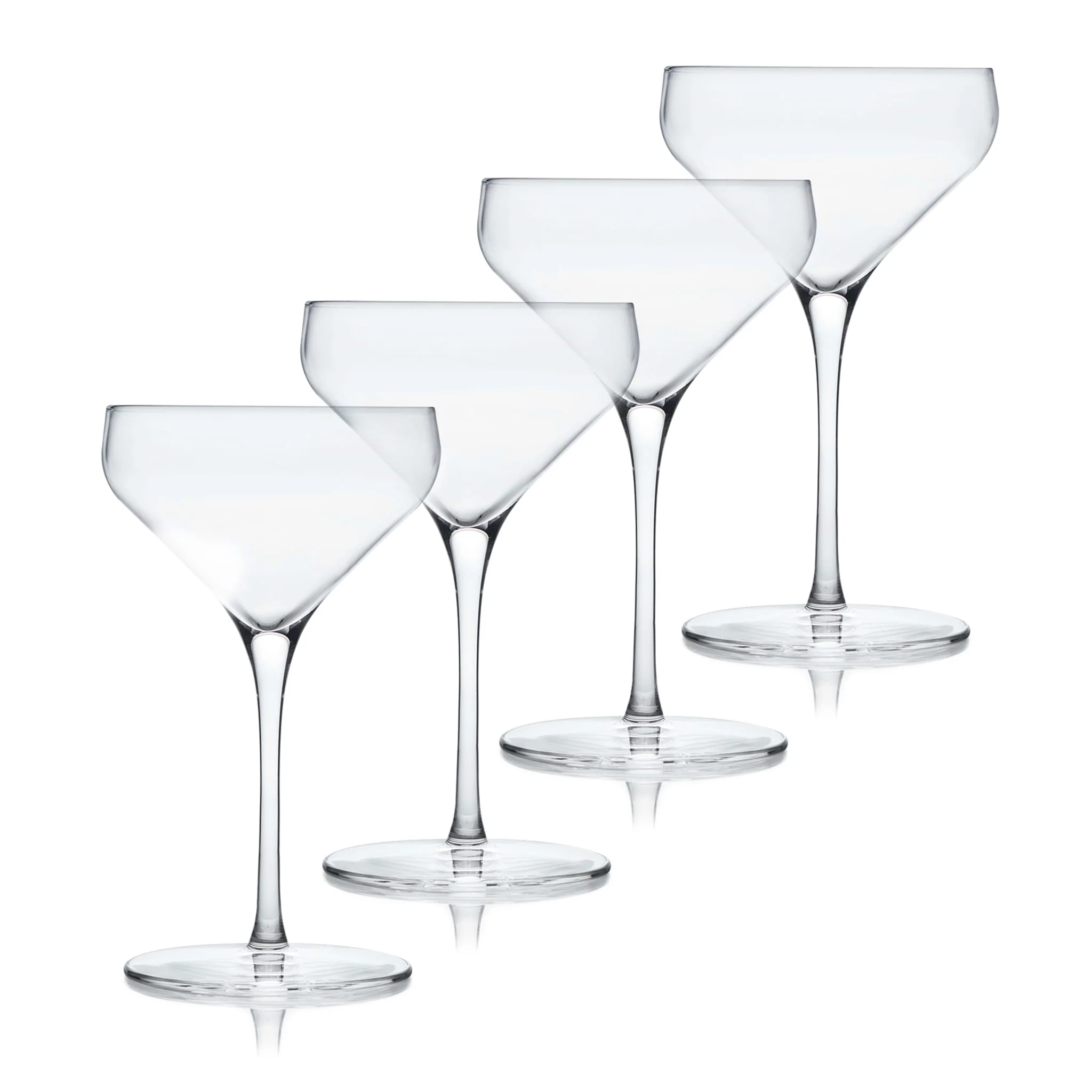 Libbey Signature Greenwich Coupe Cocktail Glasses, 8 Ounce, Set of 4