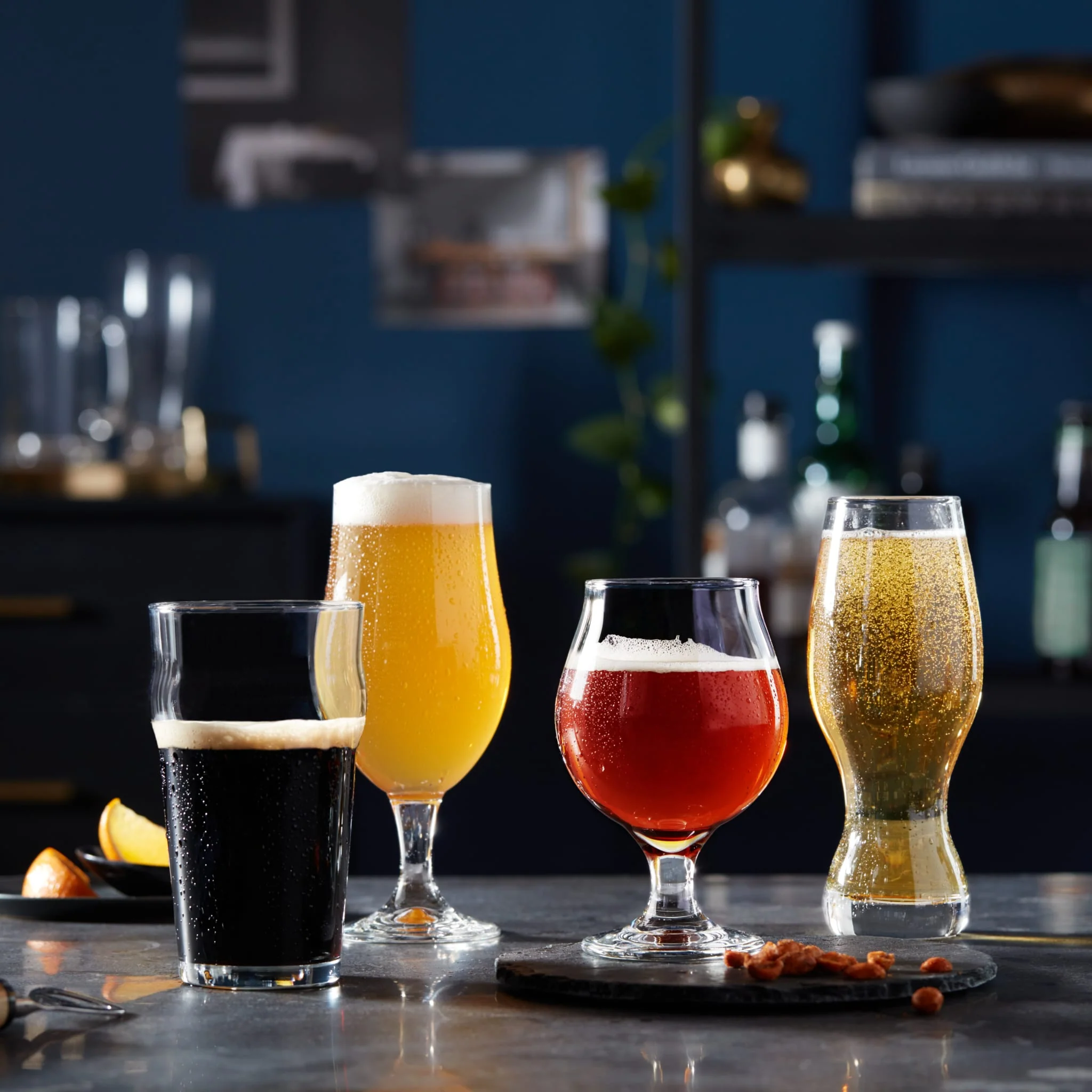 Libbey Craft Brews 比利时艾尔啤酒杯，16.5 盎司，6 只装