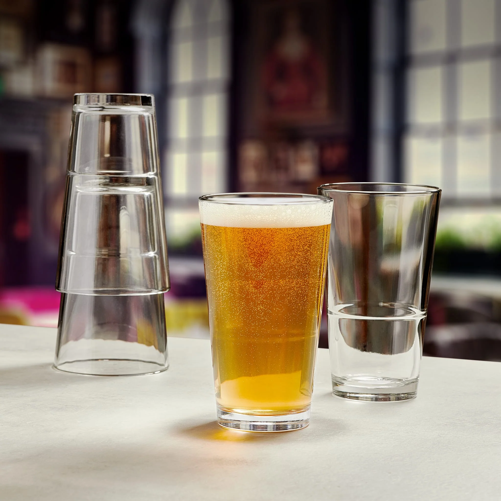 Libbey Restaurant Basics 可叠放调酒杯，16 盎司，12 只装