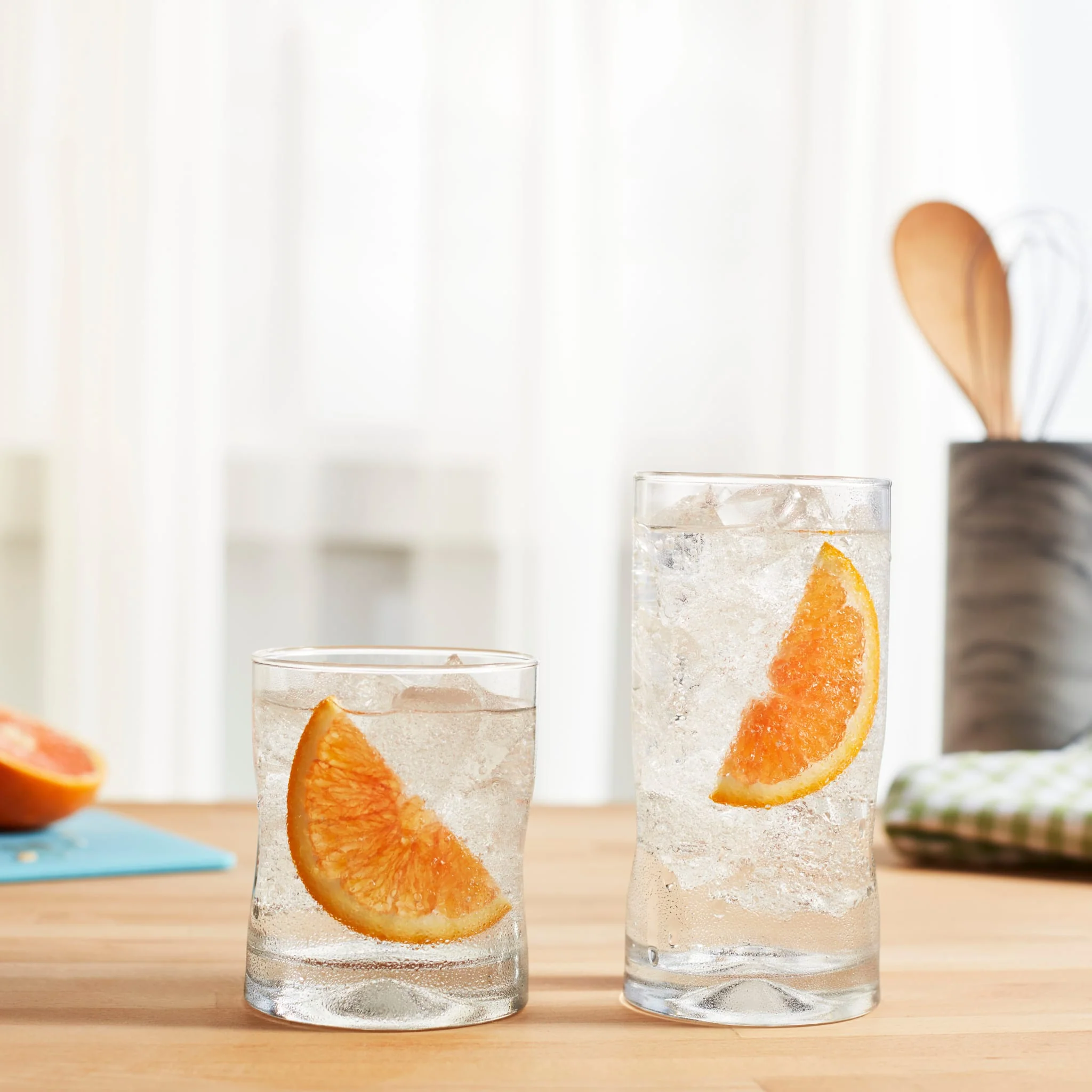 Libbey Impressions 16 Piece Tumbler and Rocks Glass Set