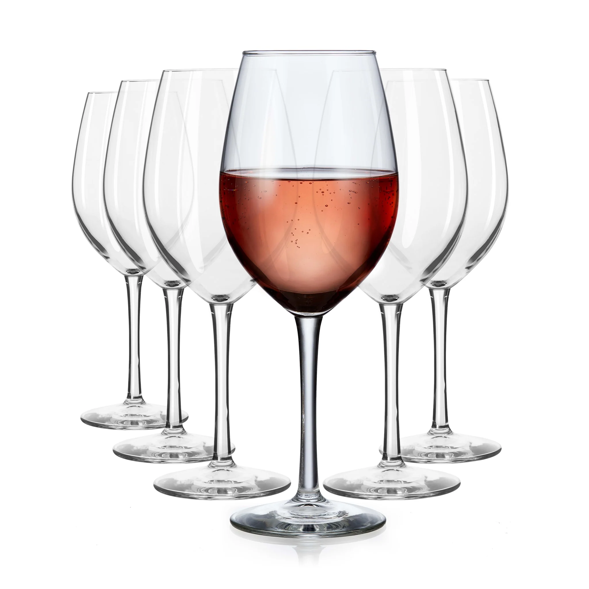 Libbey Entertaining Essentials All Purpose Wine Glasses, 17 ounce, Set of 6