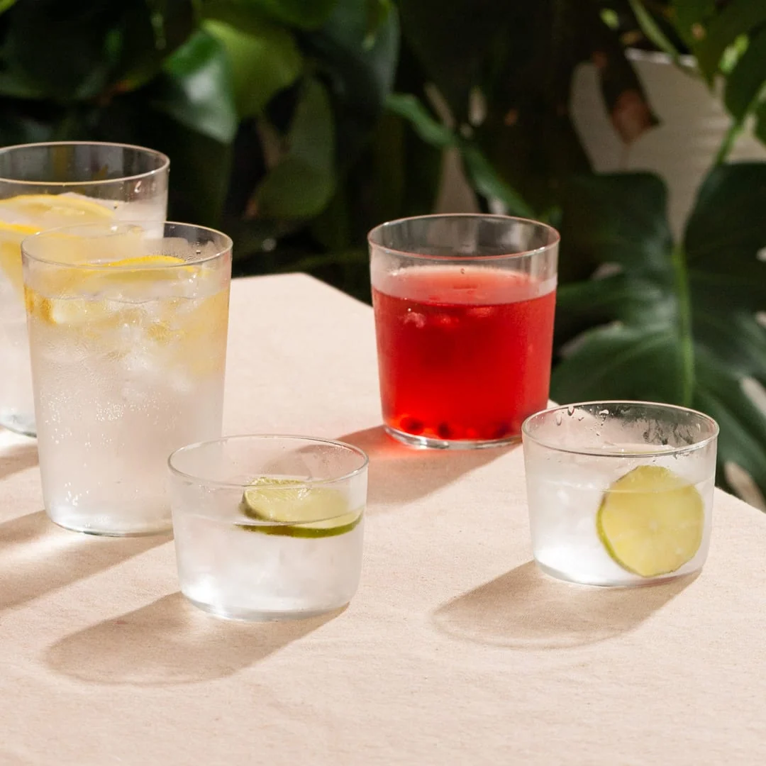 Libbey Café 平底玻璃杯，19 盎司，8 只装