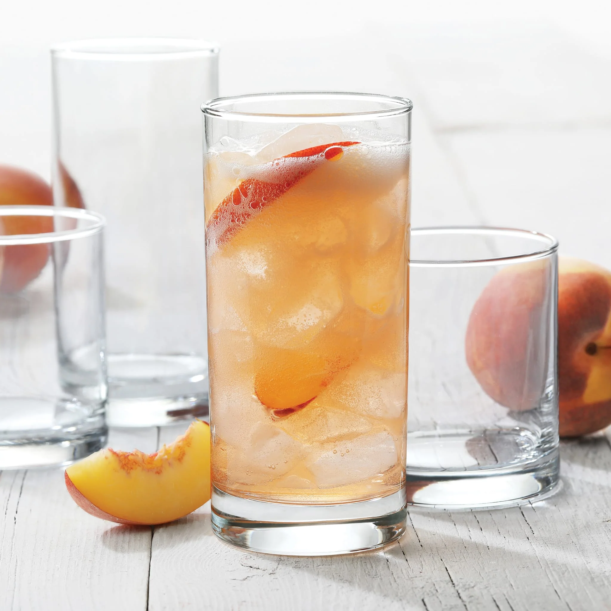 Libbey Province 24 件套平底杯与洛克杯套装