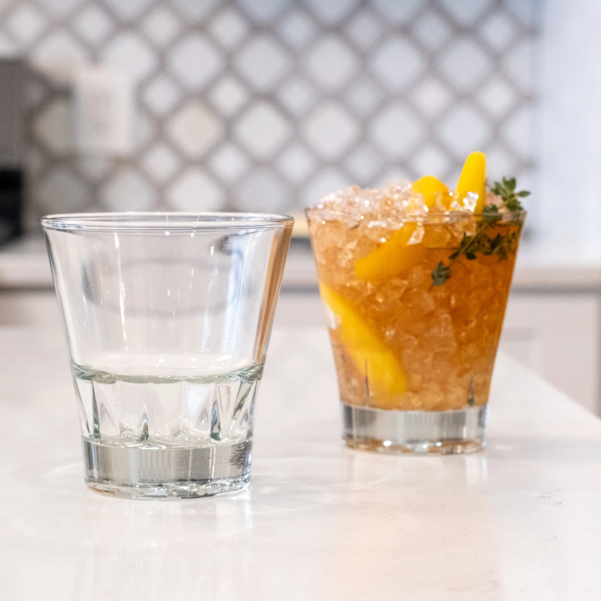 Libbey Bellevue 可堆叠双份老式洛克杯，11.5盎司，4只装