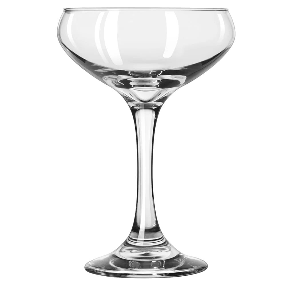 Libbey Perception Cocktail Coupe Glasses, 8.5 ounce, Set of 12