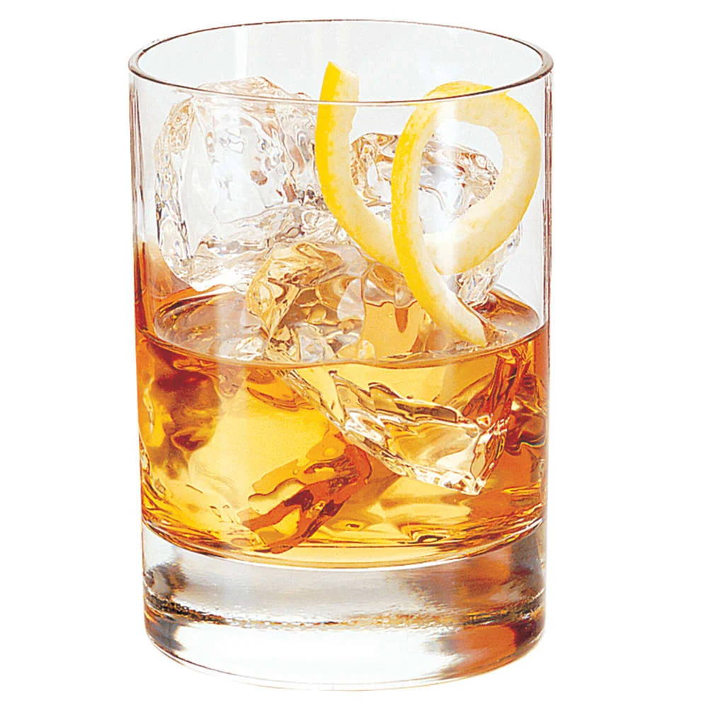 Libbey 厚底复古双份威士忌杯，13.5 盎司，12 只装
