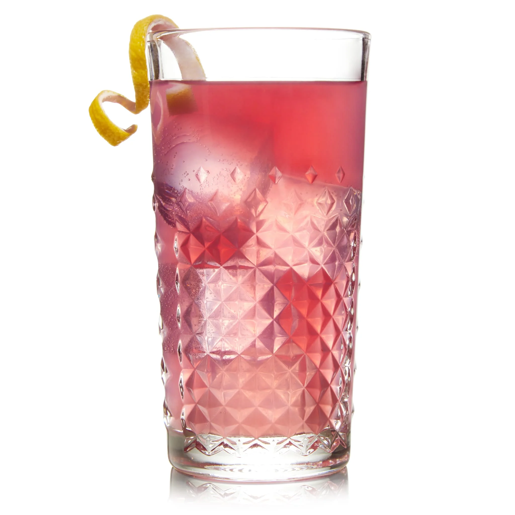 Libbey Carats 平底杯，14 ounce，4 只装