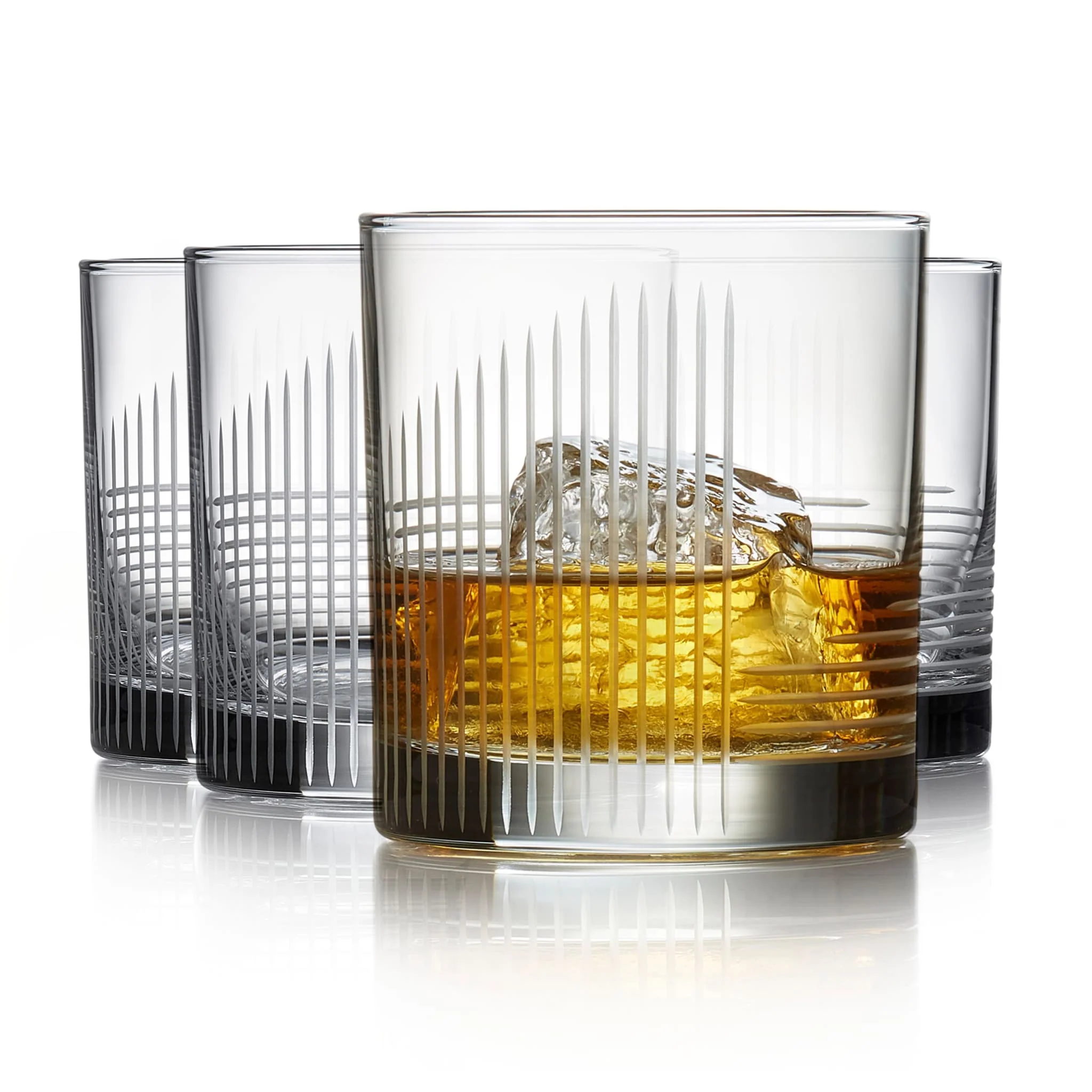Libbey Cut Cocktails Passage 岩石杯，11 盎司，4 只装