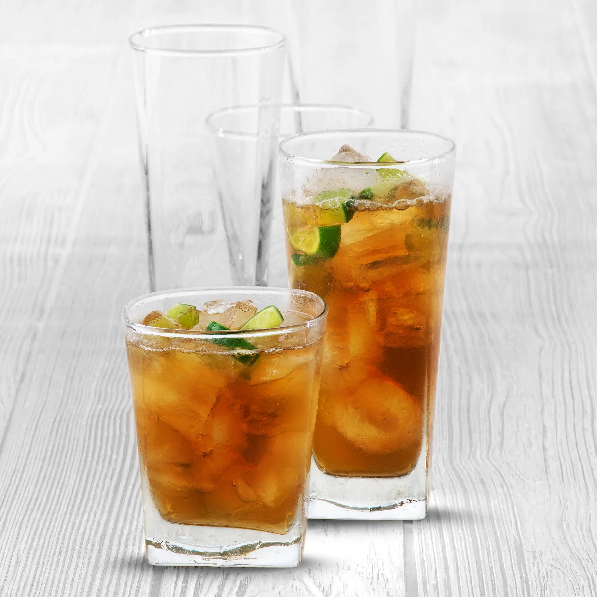 Libbey City 16 Piece Tumbler and Rocks Glassware Set
