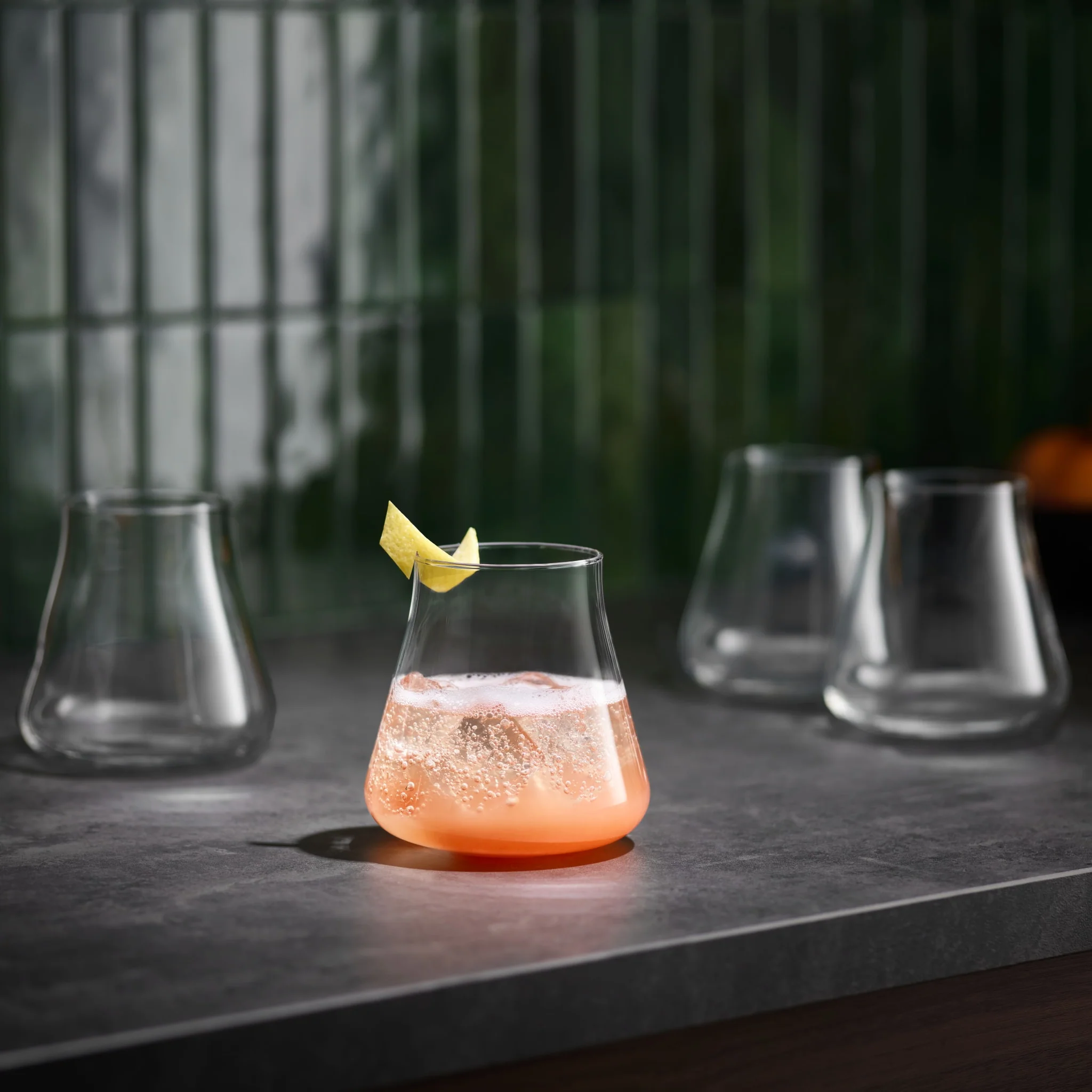 Libbey Magnitude Stemless Wine Glasses, 15 ounce, Set of 4