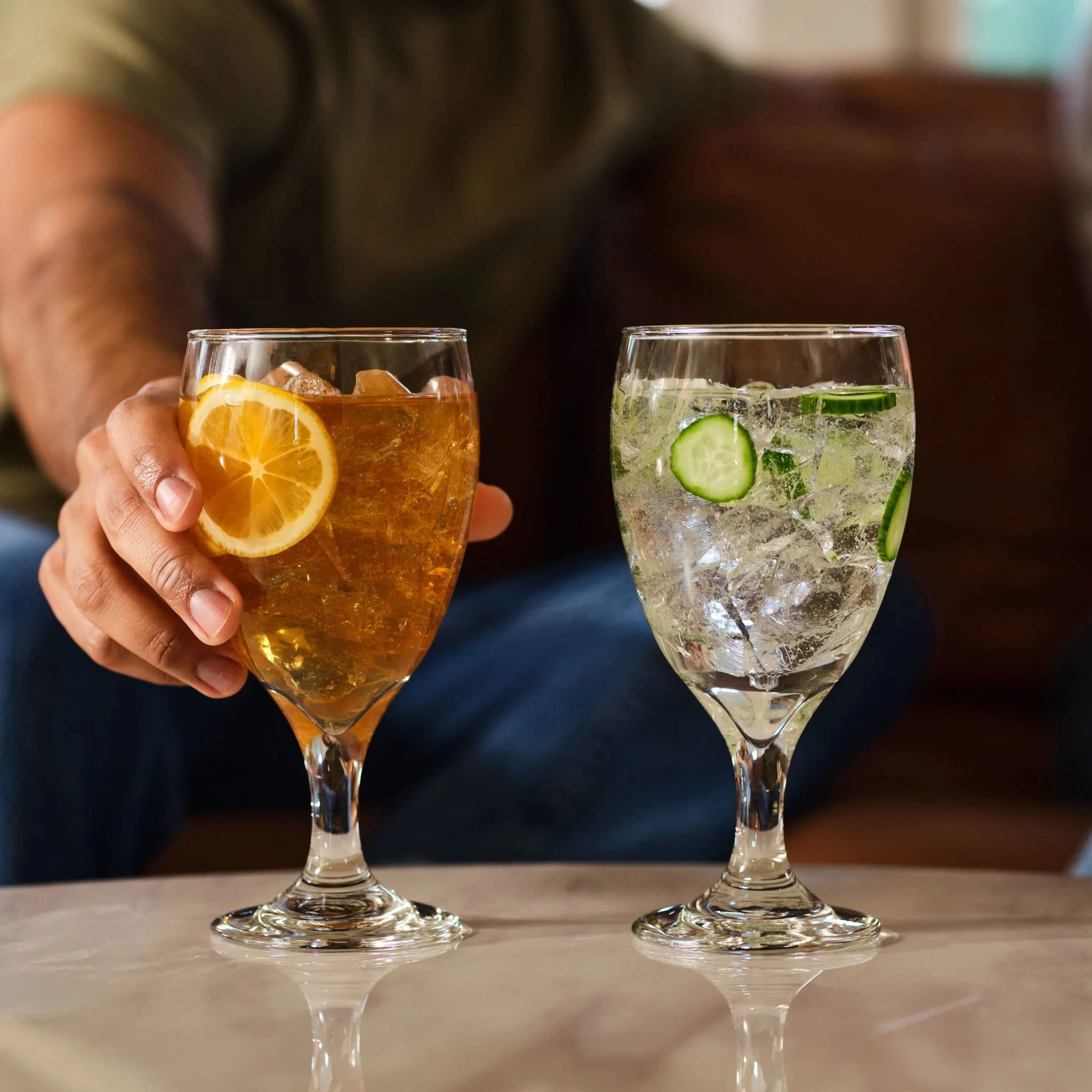 Libbey 经典高脚派对杯，16.25 盎司，12 只装