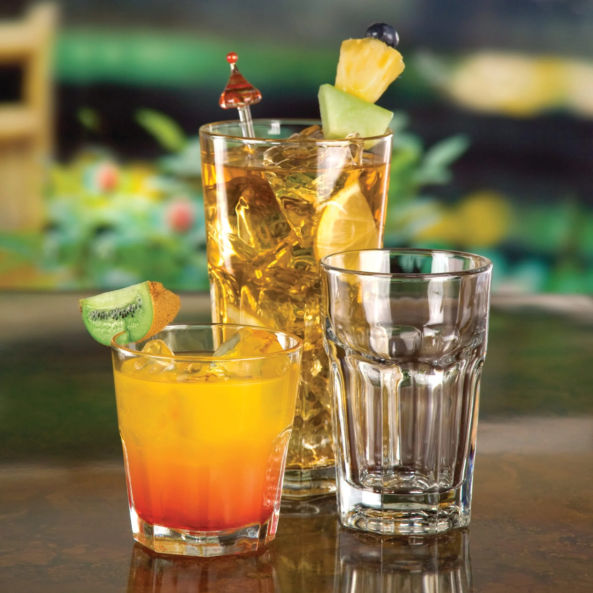 Libbey Gibraltar DuraTuff Rocks Glasses, 10 Ounce, Set of 12
