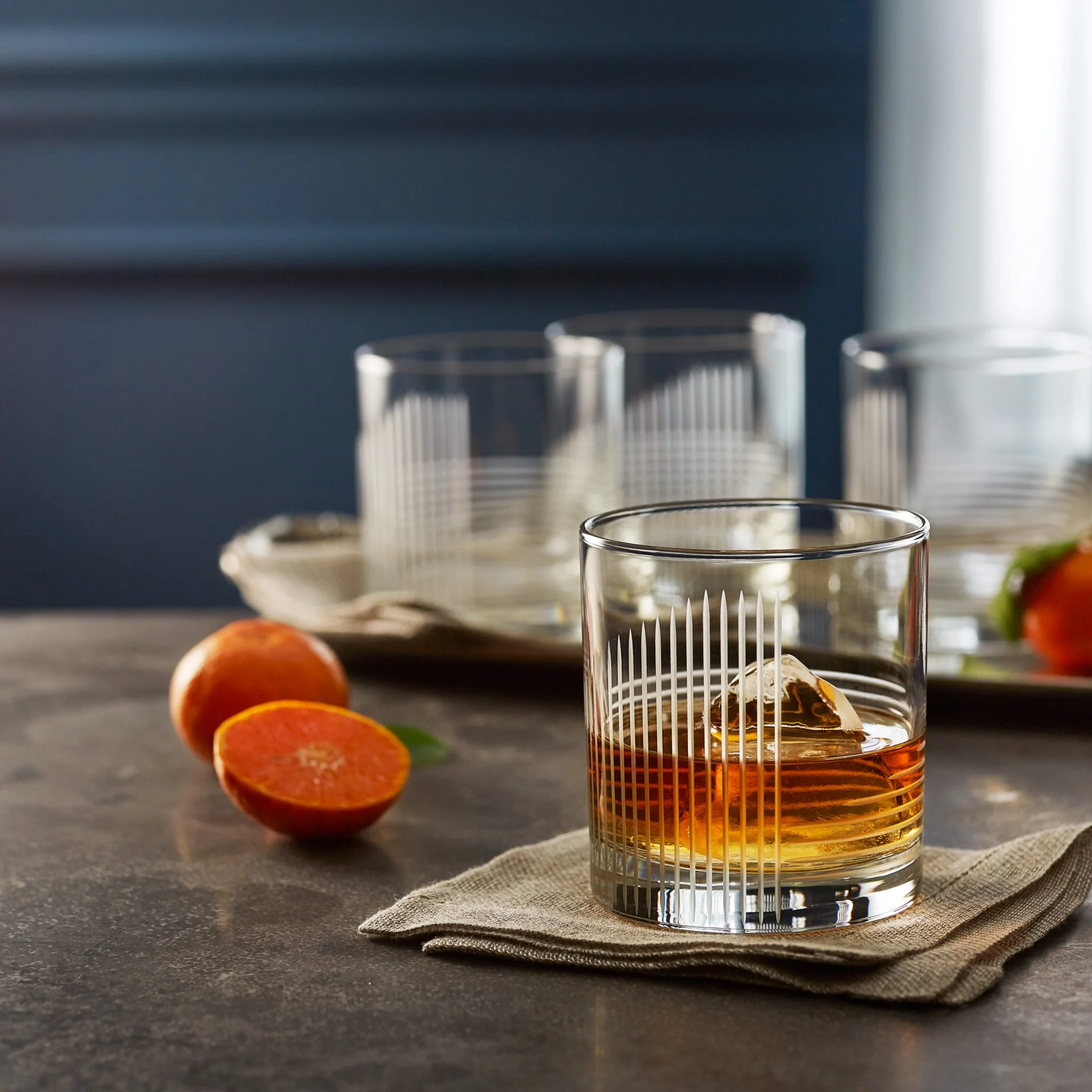 Libbey Cut Cocktails Passage 岩石杯，11 盎司，4 只装