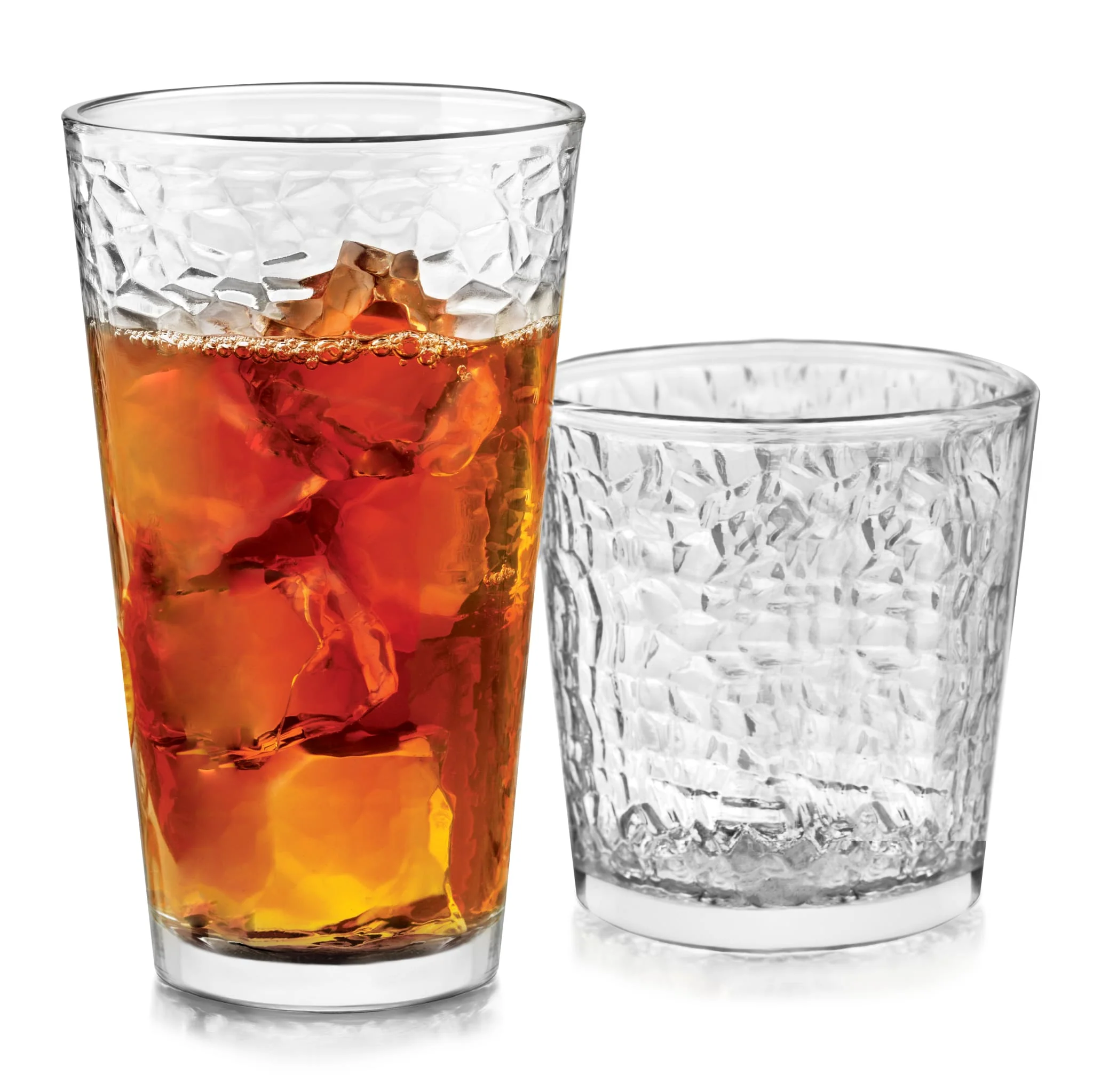 Libbey Frost 直身杯与洛克杯16件套