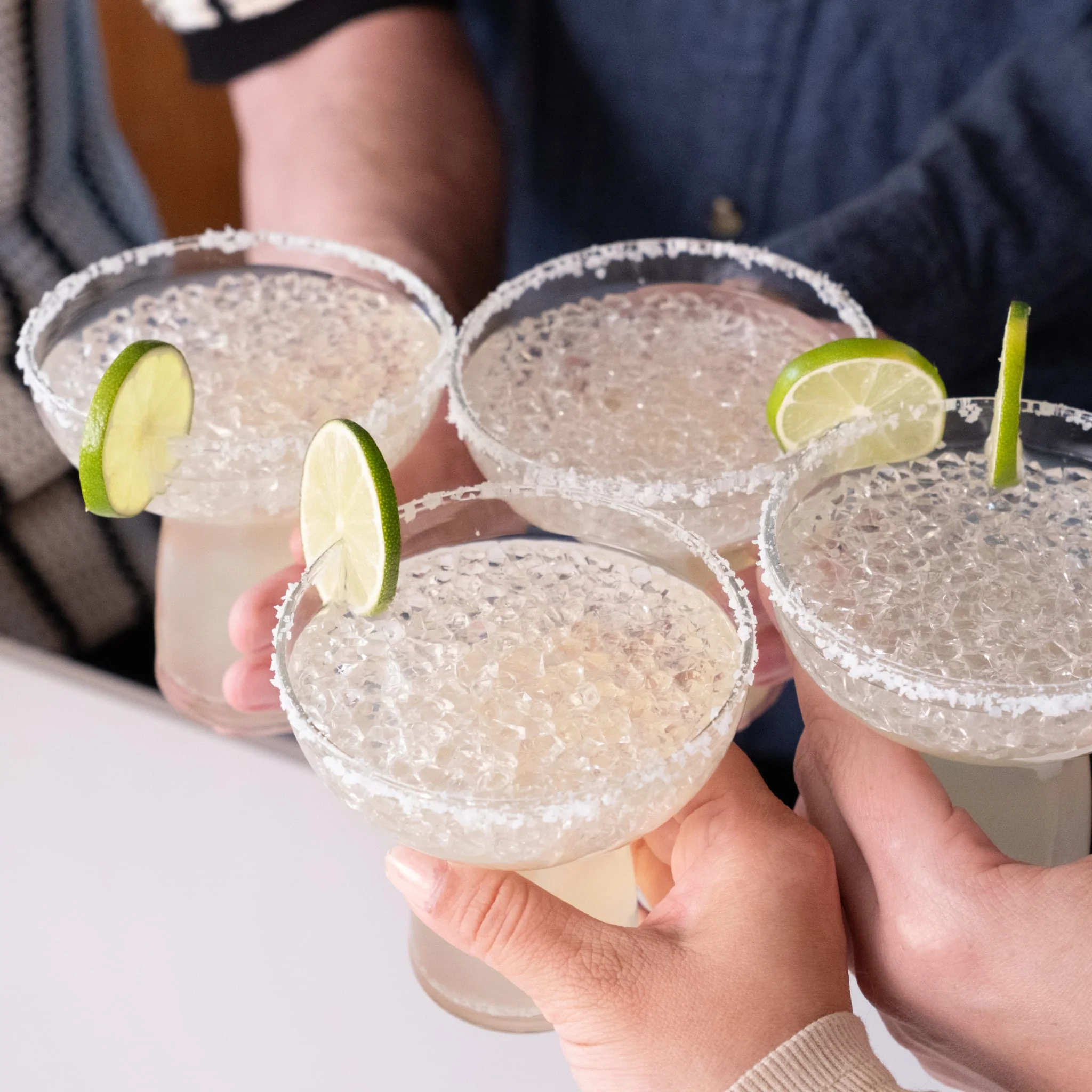 Libbey Stemless Margarita Glasses, 10.25 ounce, Set of 6