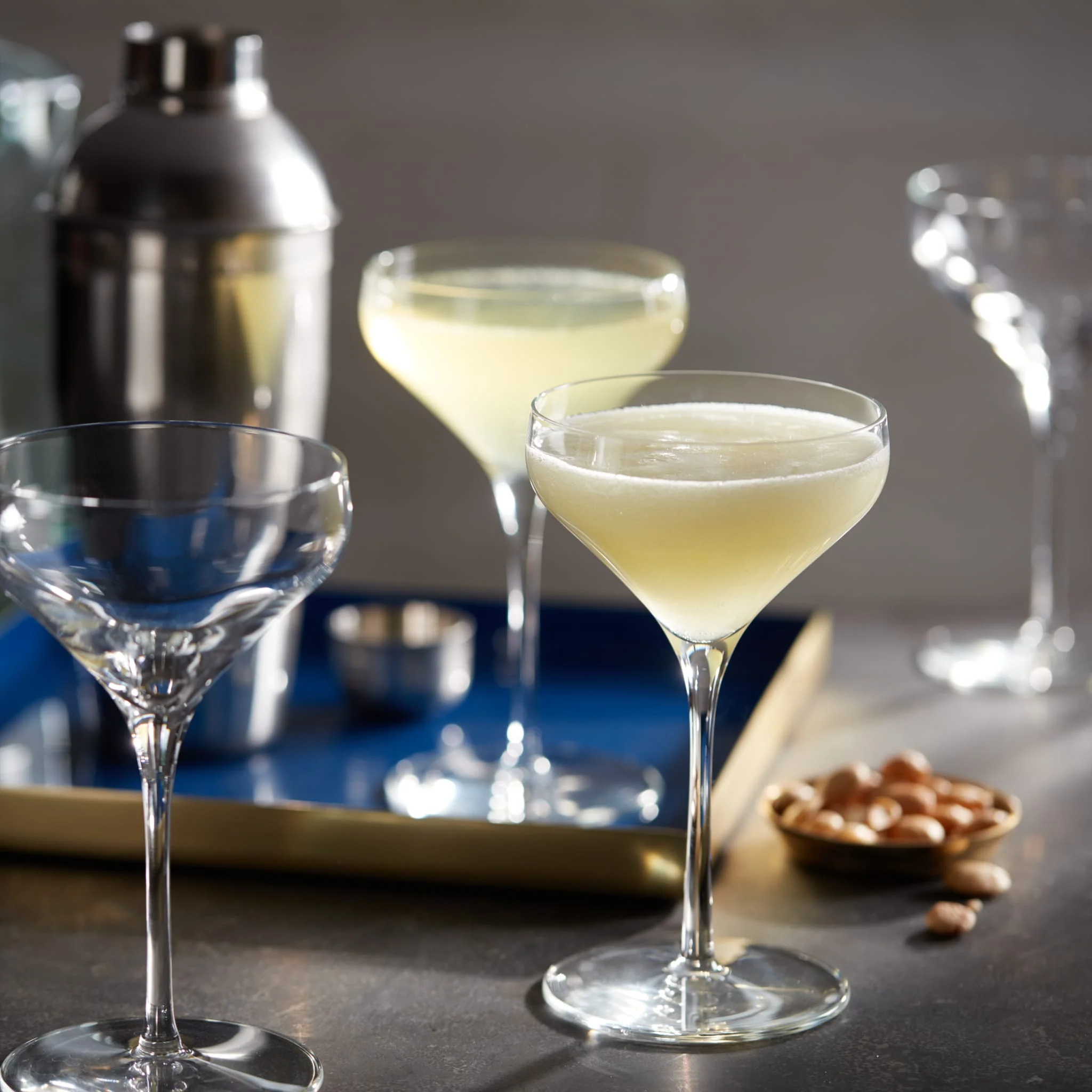Libbey Signature Greenwich Coupe Cocktail Glasses, 8 Ounce, Set of 4