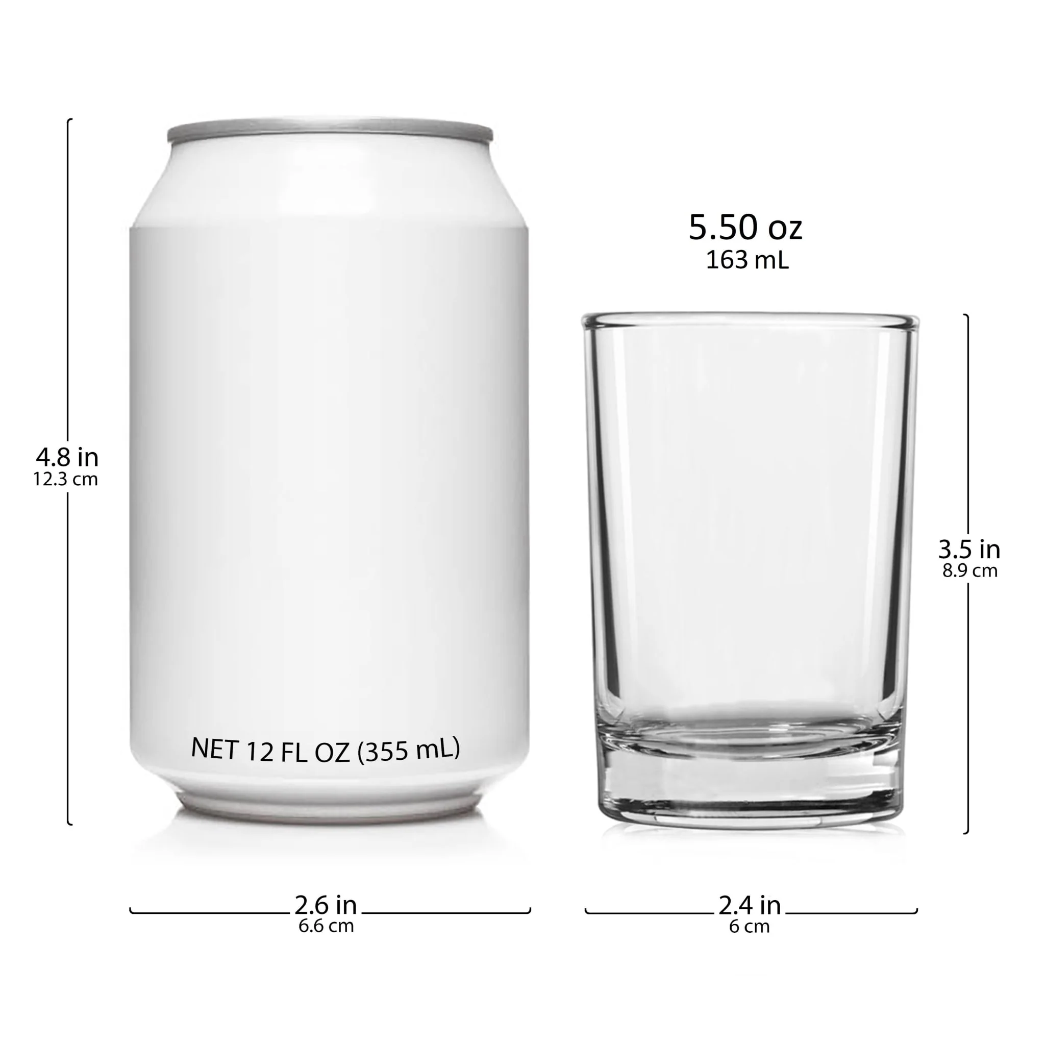 Libbey Heavy Base Juice Glasses, 5.5 ounce, Set of 8