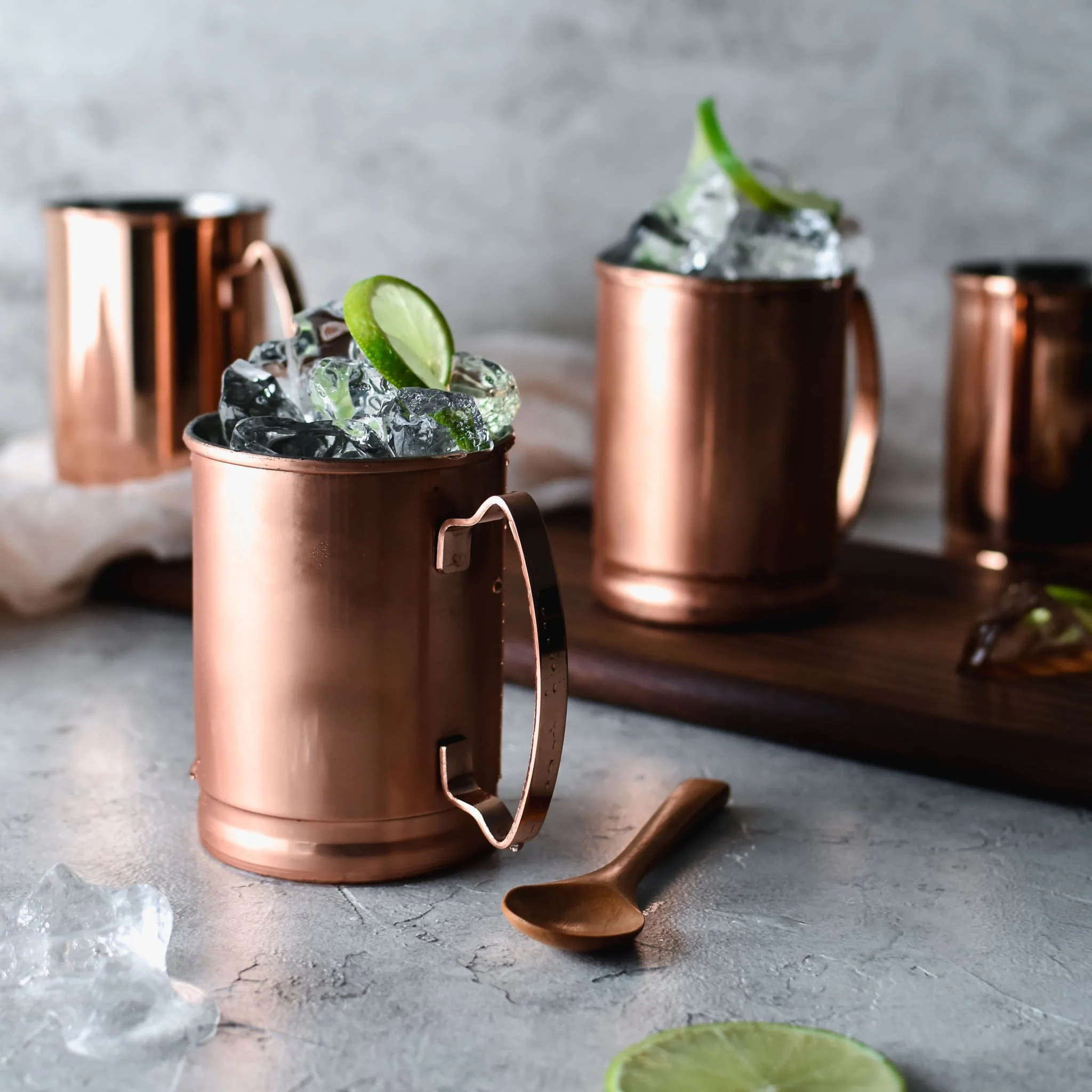 Libbey Moscow Mule 铜杯，14 盎司，4 件套
