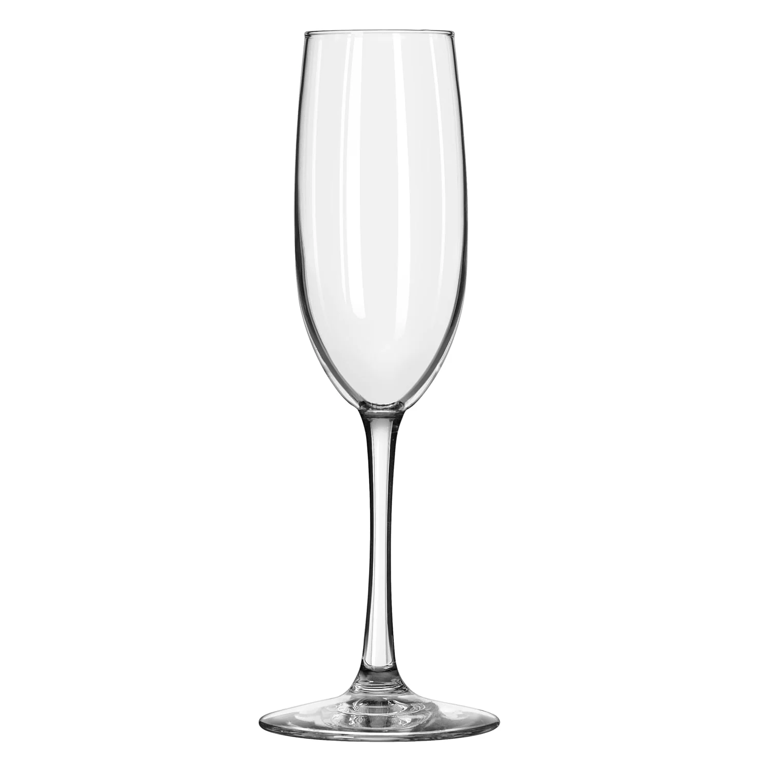 Libbey Vina Flute Glasses, 8 ounce, Set of 12