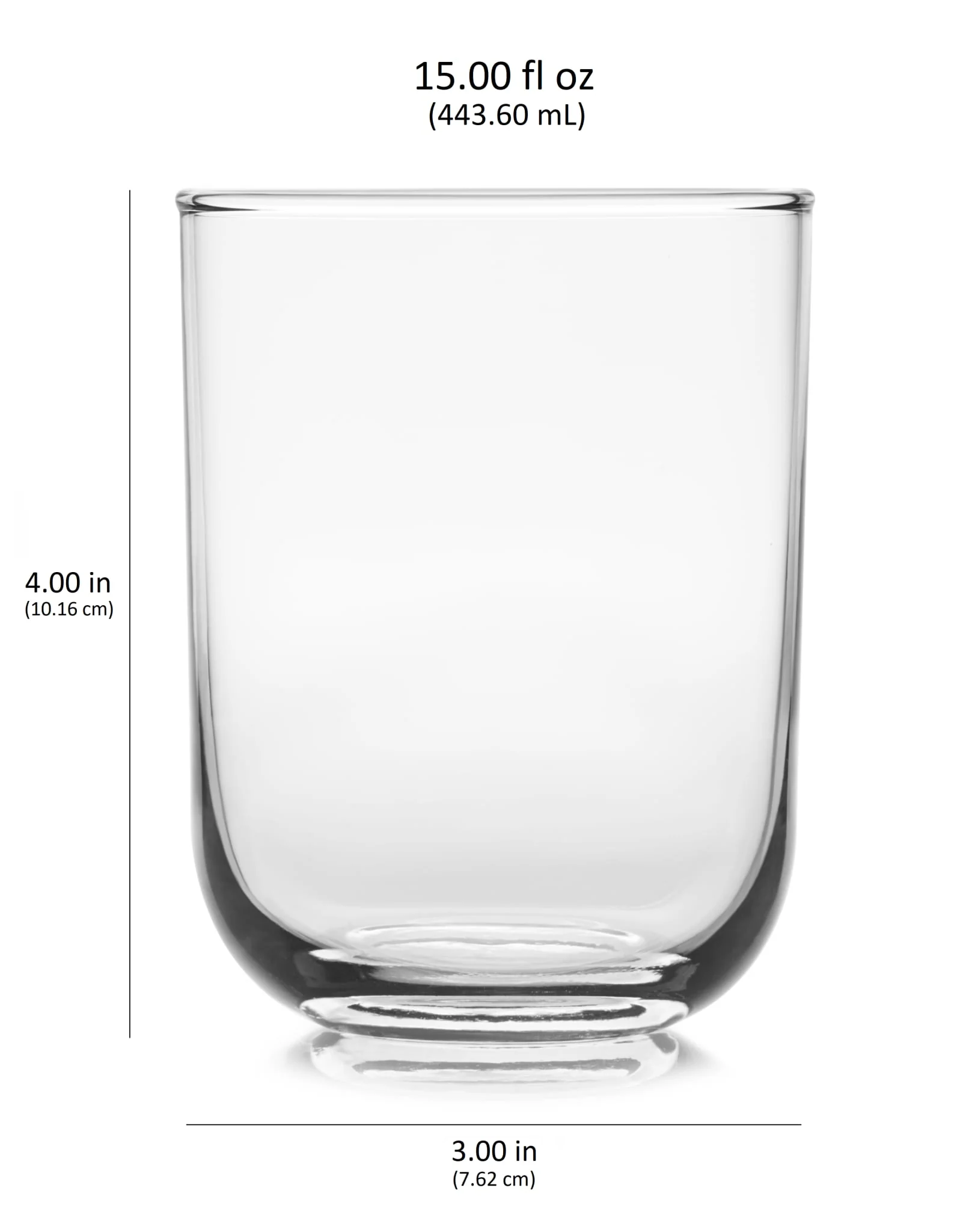 Libbey Polaris 古典杯，Axis，15 ounce，8 只装