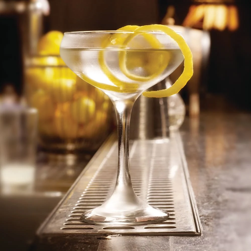 Libbey Perception Cocktail Coupe Glasses, 8.5 ounce, Set of 12