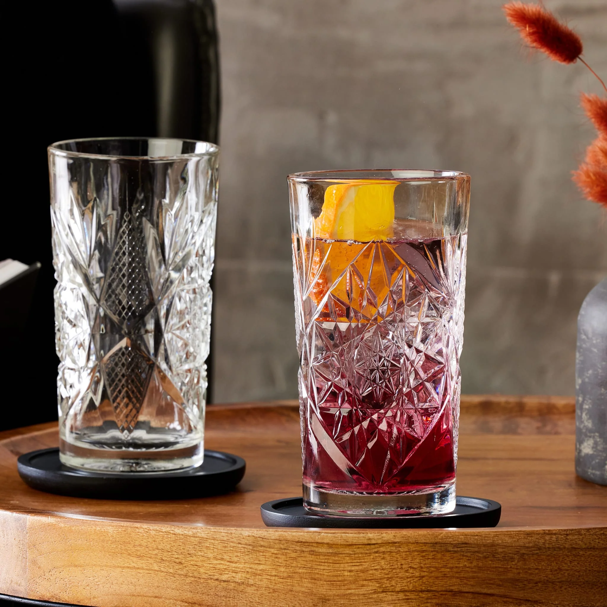 Libbey Hobstar 冷饮杯，16 ounce，4 只装