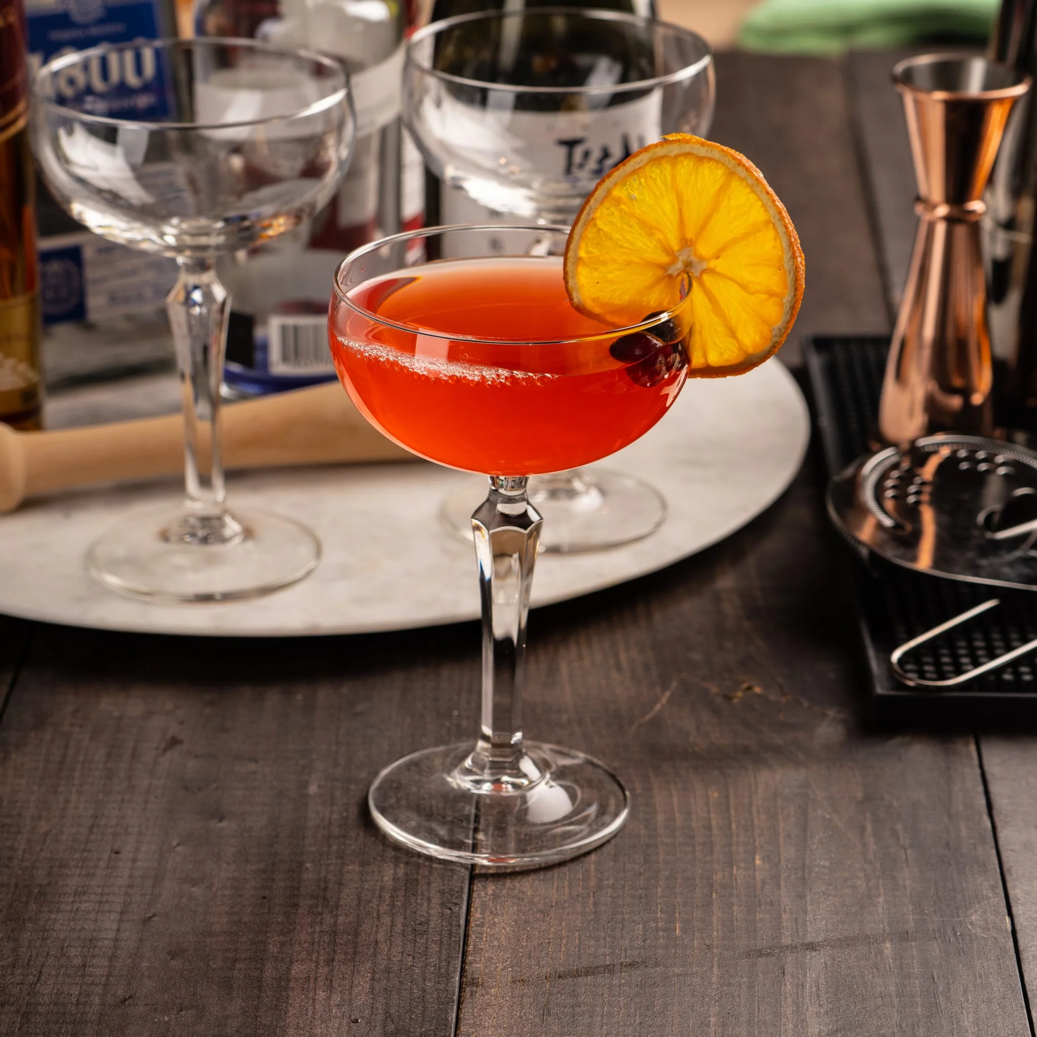 Libbey Capone Speakeasy Coupe Cocktail Glasses, 8.6 ounce, Set of 4